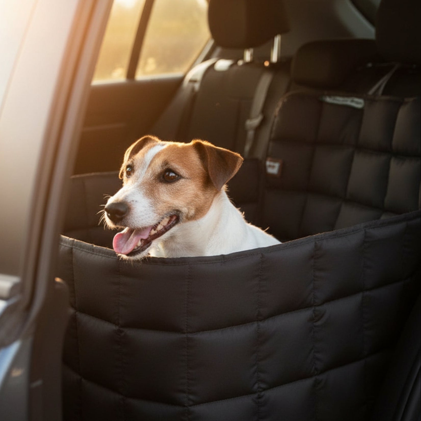 Doctor Bark 1 - Sitz Autoschondecke – Premium Autositz - Schutz für Hunde, kratzfest &amp; waschbar bis 95°C - Woofshack