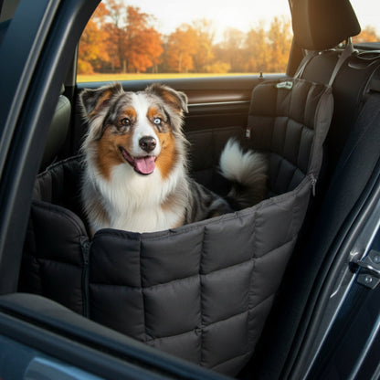 Doctor Bark 1 - Sitz Autoschondecke – Premium Autositz - Schutz für Hunde, kratzfest &amp; waschbar bis 95°C - Woofshack