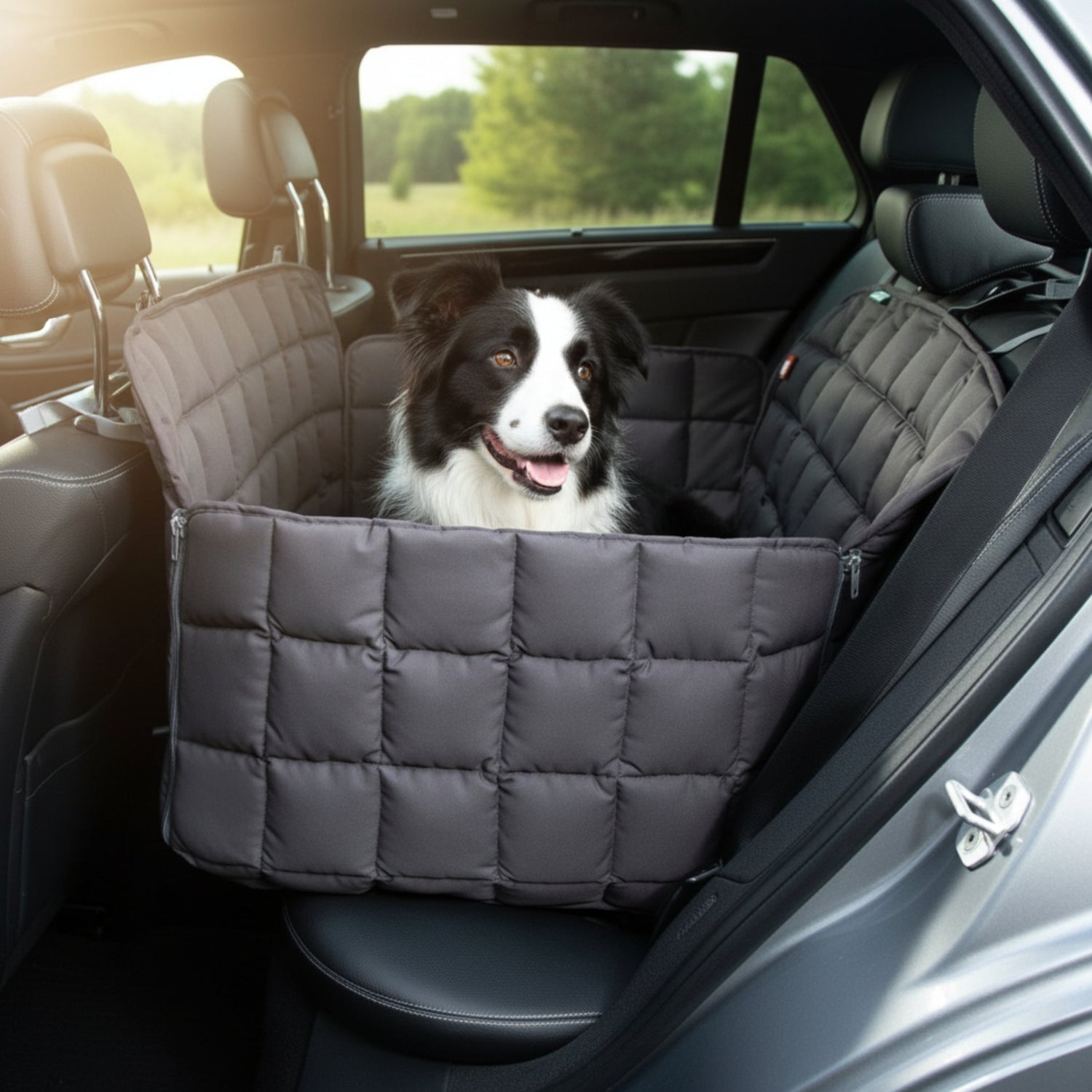 Doctor Bark 2-Sitz Autoschondecke - Schützt vor Schmutz &amp; Haaren