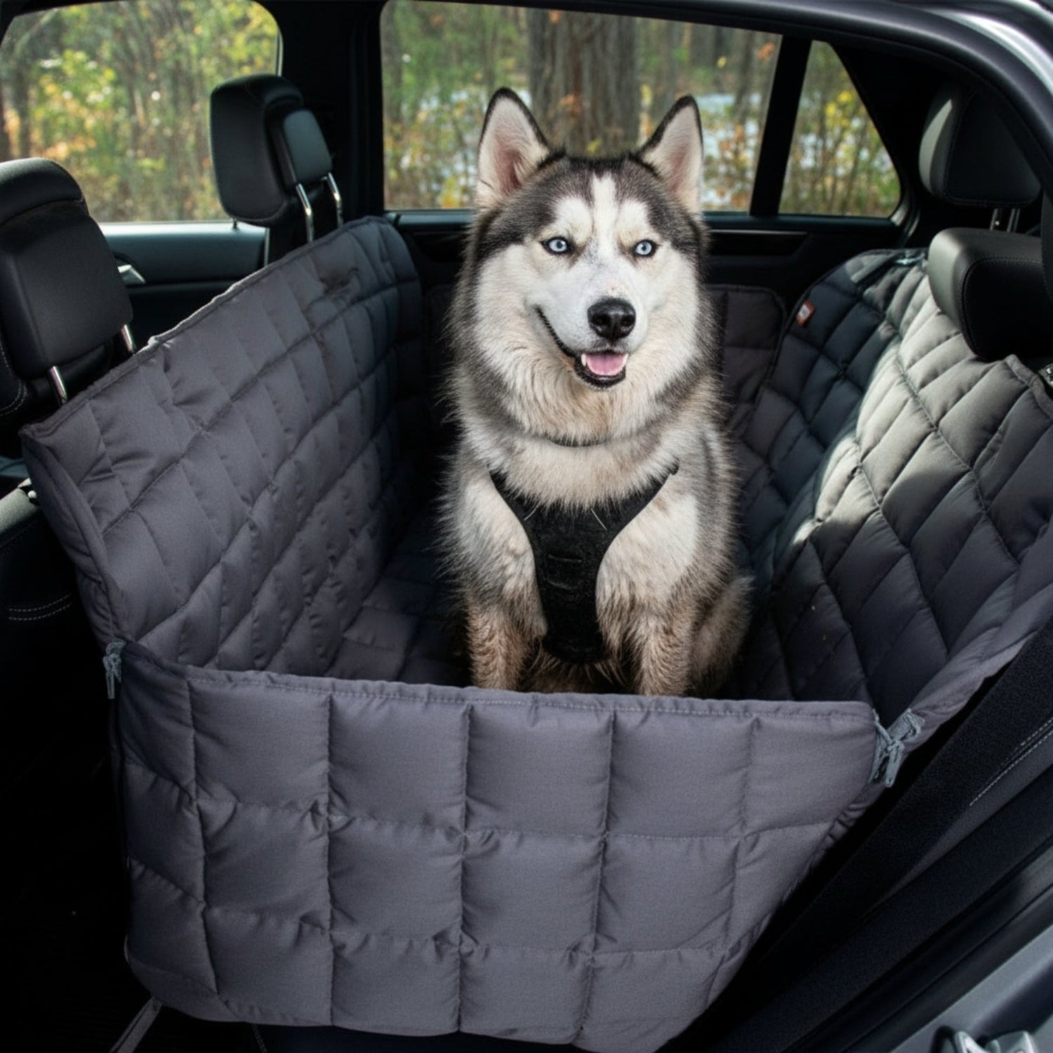 Doctor Bark 3 - Sitz Autoschondecke Premium – Rutschfest, Kratzfest &amp; Wasserdicht für Hunde - Woofshack