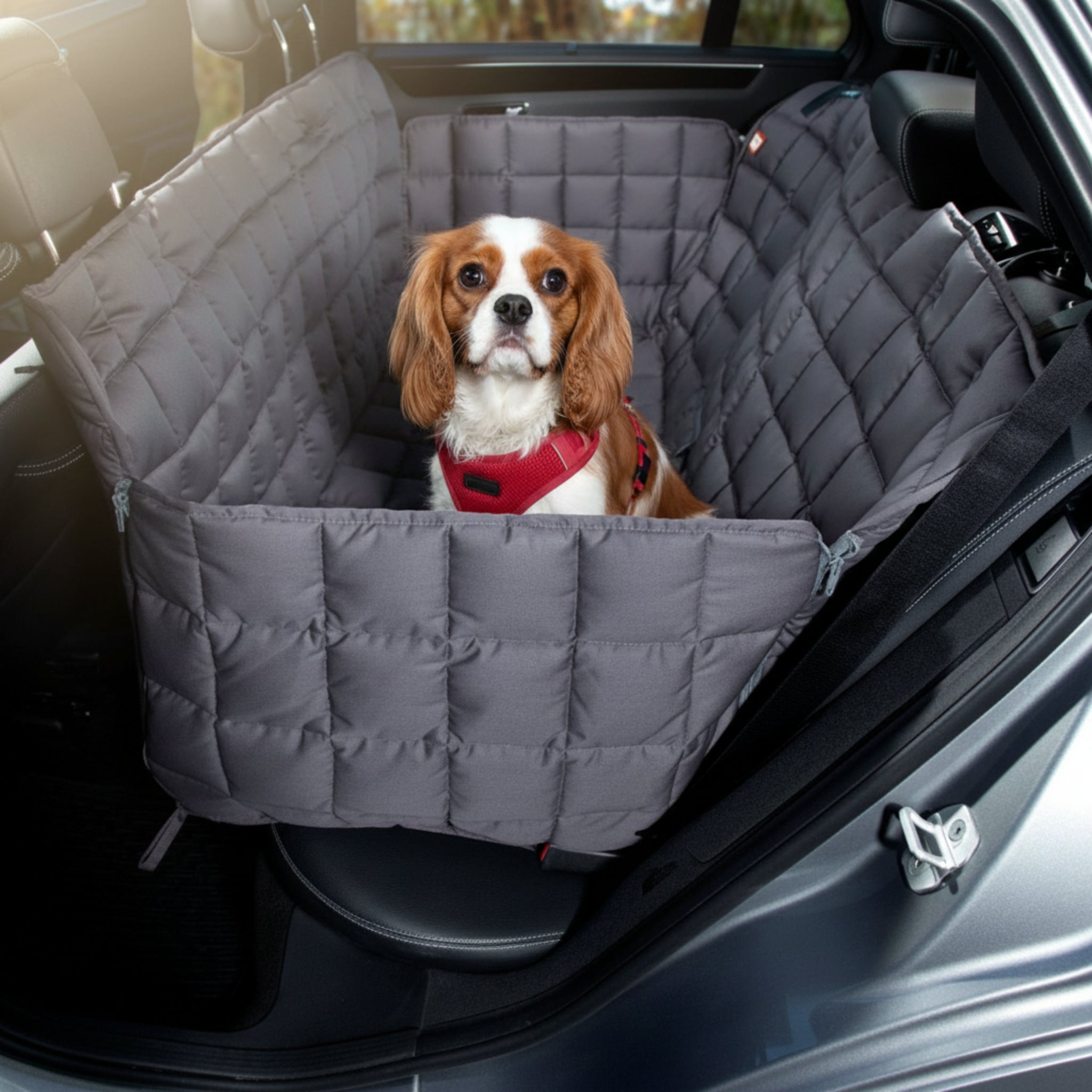 Doctor Bark 3 - Sitz Autoschondecke Premium – Rutschfest, Kratzfest &amp; Wasserdicht für Hunde - Woofshack