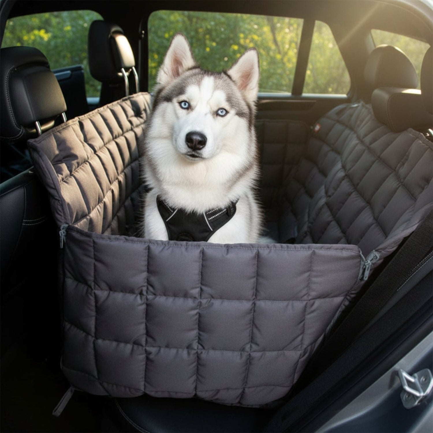 Doctor Bark 3 - Sitz Autoschondecke Premium – Rutschfest, Kratzfest &amp; Wasserdicht für Hunde - Woofshack
