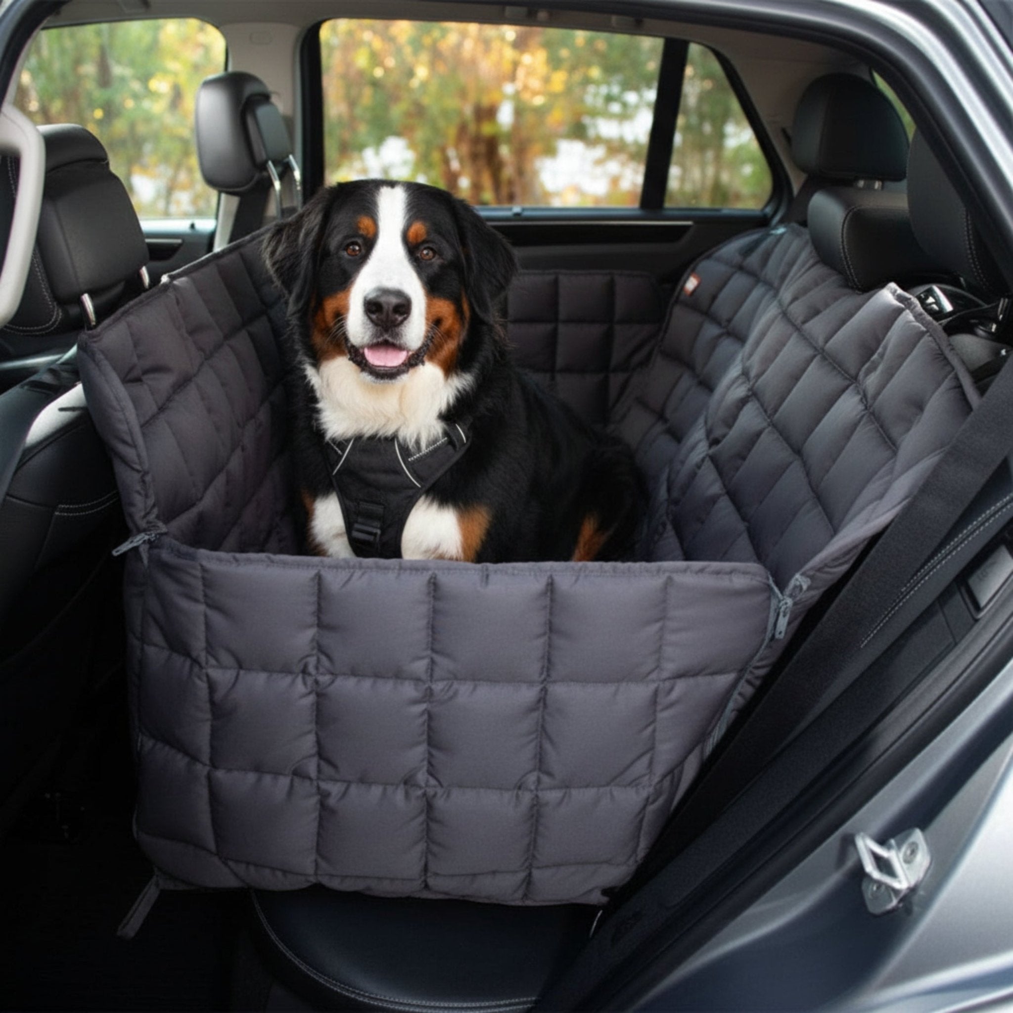 Doctor Bark 3 - Sitz Autoschondecke Premium – Rutschfest, Kratzfest &amp; Wasserdicht für Hunde - Woofshack