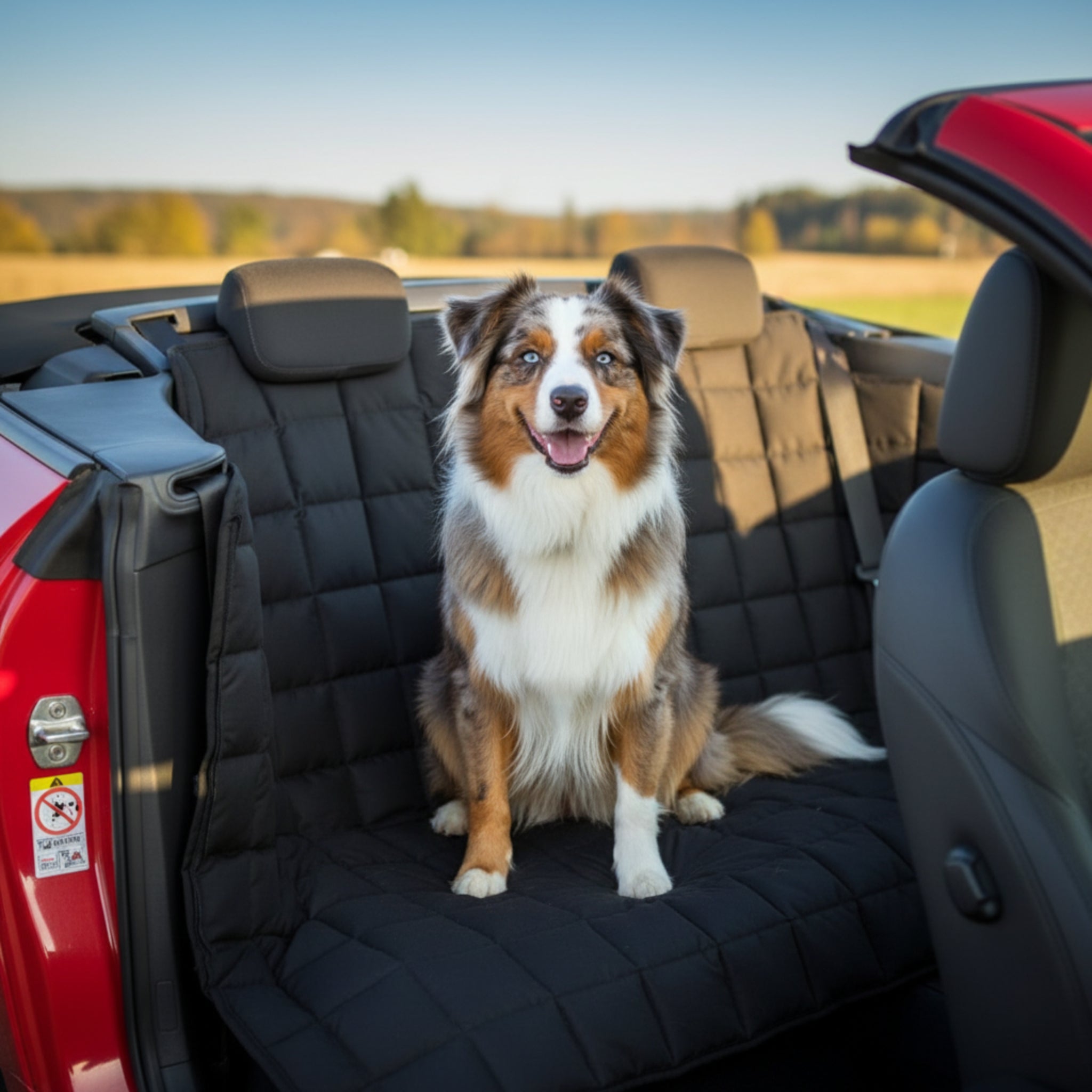 Doctor Bark Cabrio Autoschondecke 2 - Türer – Perfekter Schutz für Hundebesitzer - Woofshack
