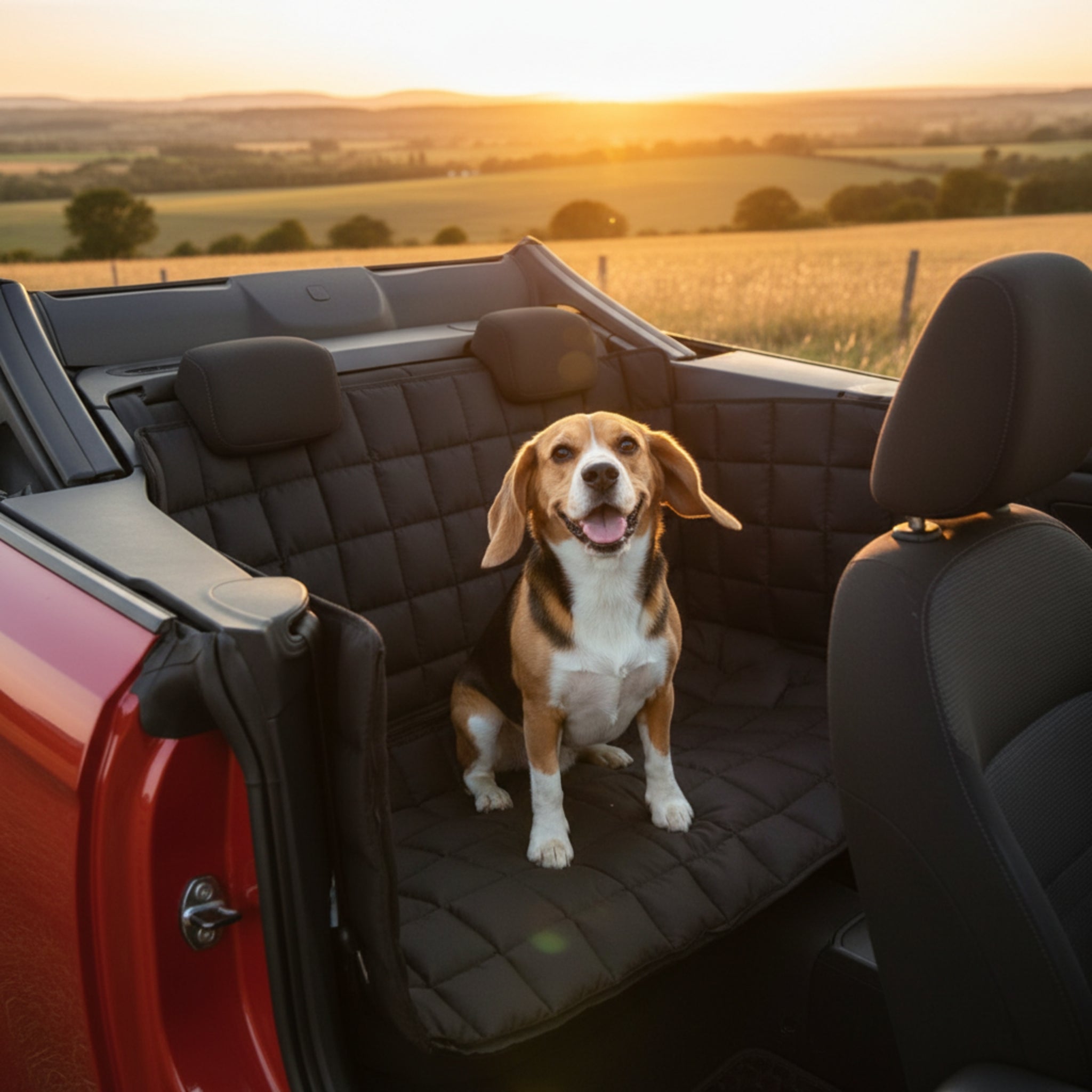 Doctor Bark Cabrio Autoschondecke 2 - Türer – Perfekter Schutz für Hundebesitzer - Woofshack