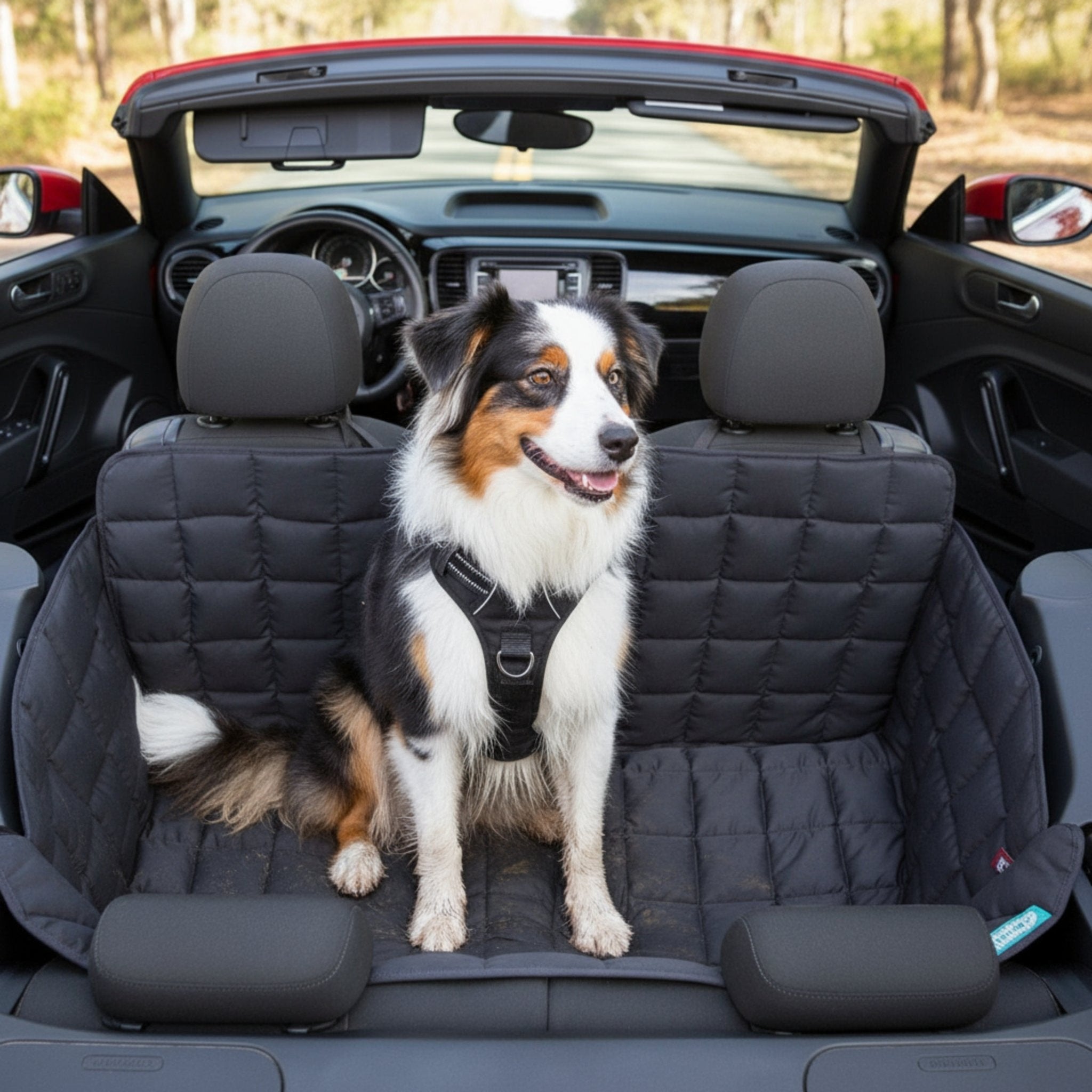 Doctor Bark Cabrio Autoschondecke 2 - Türer – Perfekter Schutz für Hundebesitzer - Woofshack
