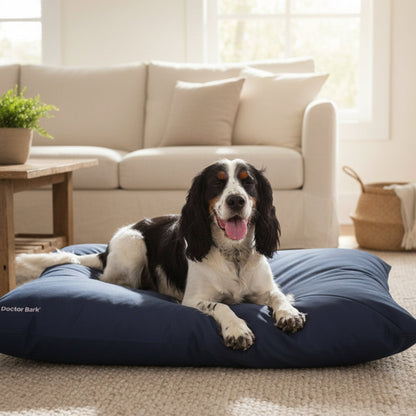 Doctor Bark Country - Kissen – Ergonomisches Hundebett mit recycelter Füllung, waschbar &amp; allergikerfreundlich für gesunden Schlaf - Woofshack
