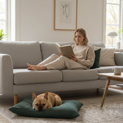 Doctor Bark Country - Kissen – Ergonomisches Hundebett mit recycelter Füllung, waschbar &amp; allergikerfreundlich für gesunden Schlaf - Woofshack