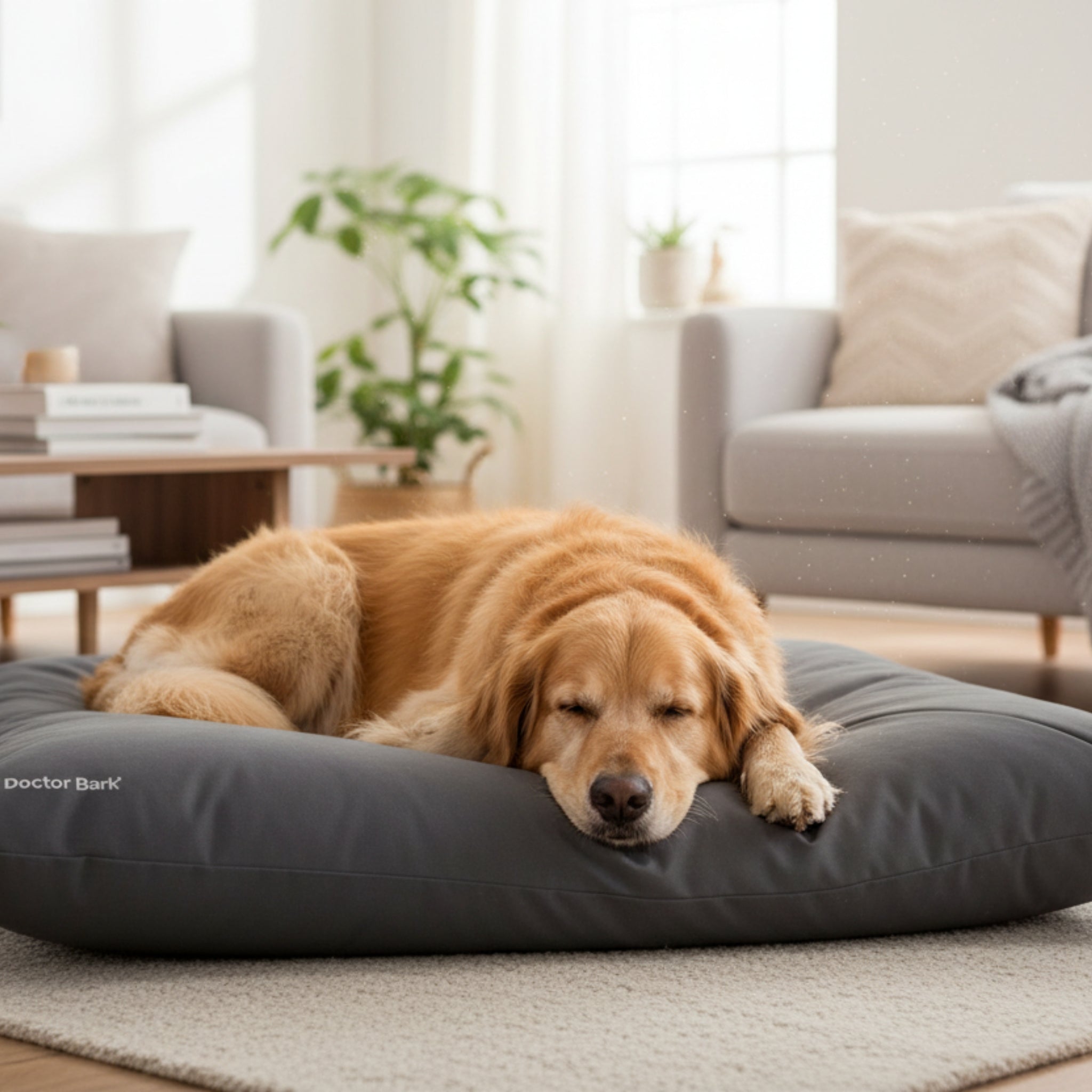 Doctor Bark Country - Kissen – Ergonomisches Hundebett mit recycelter Füllung, waschbar &amp; allergikerfreundlich für gesunden Schlaf - Woofshack