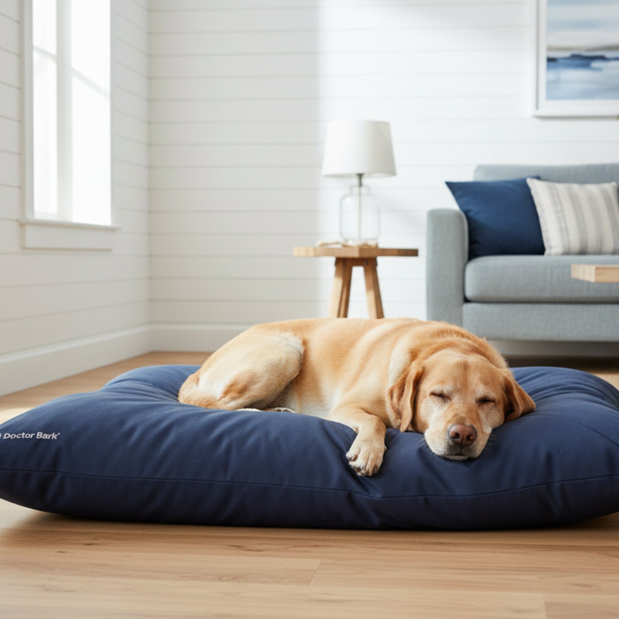 Doctor Bark Country - Kissen – Ergonomisches Hundebett mit recycelter Füllung, waschbar &amp; allergikerfreundlich für gesunden Schlaf - Woofshack