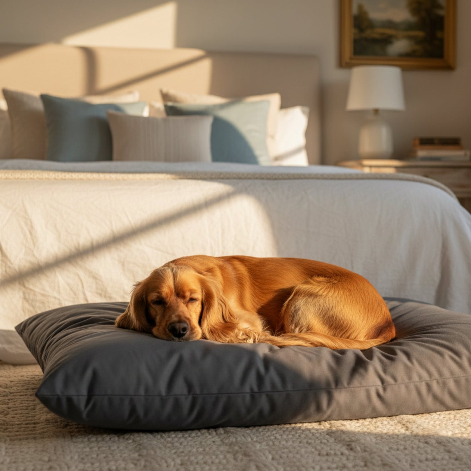Doctor Bark Country - Kissen – Ergonomisches Hundebett mit recycelter Füllung, waschbar &amp; allergikerfreundlich für gesunden Schlaf - Woofshack