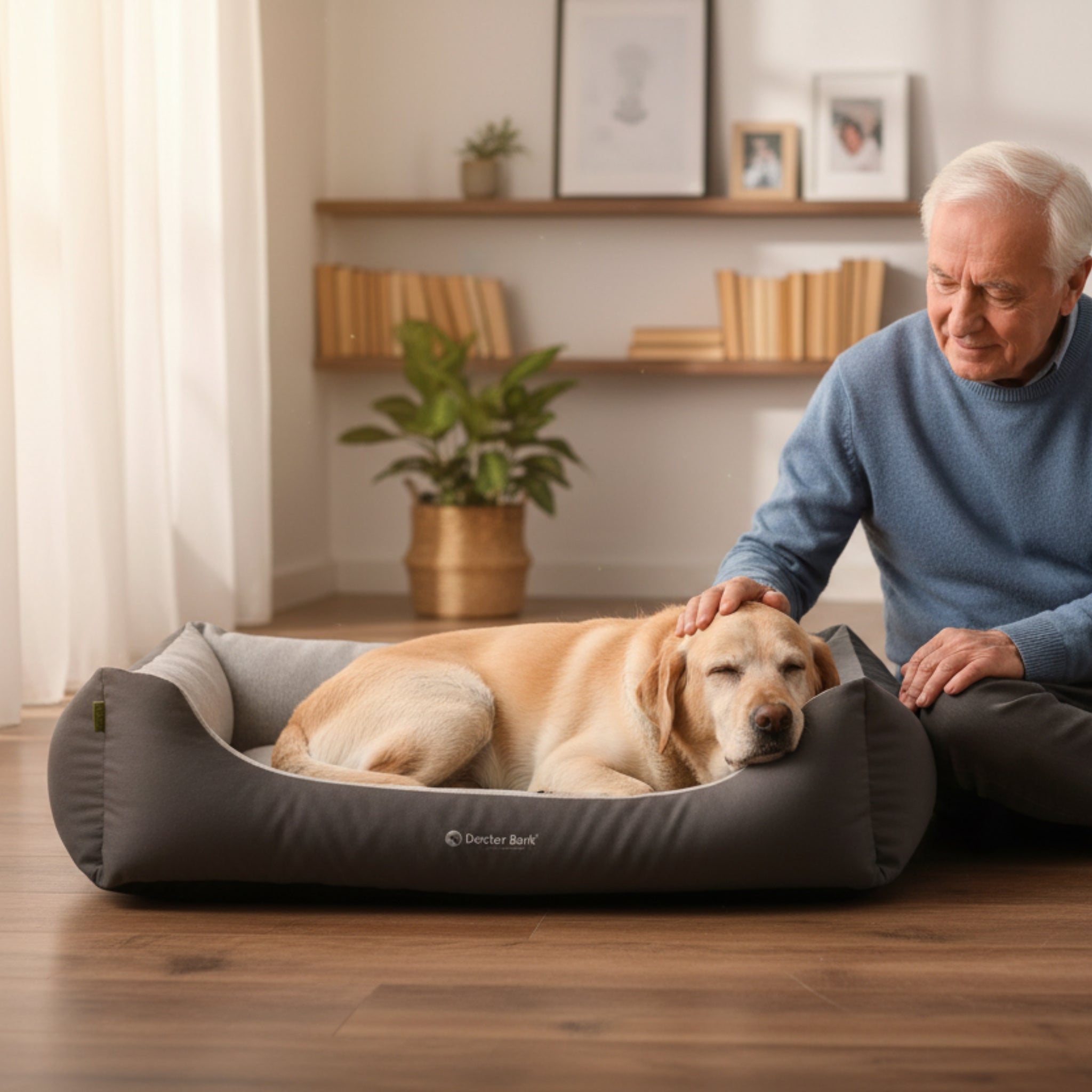 Doctor Bark Ergonomisches Hundebett Green Label – Höchster Komfort für gesunden Schlaf, Gelenkschonung &amp; nachhaltige Premium - Materialien - Woofshack