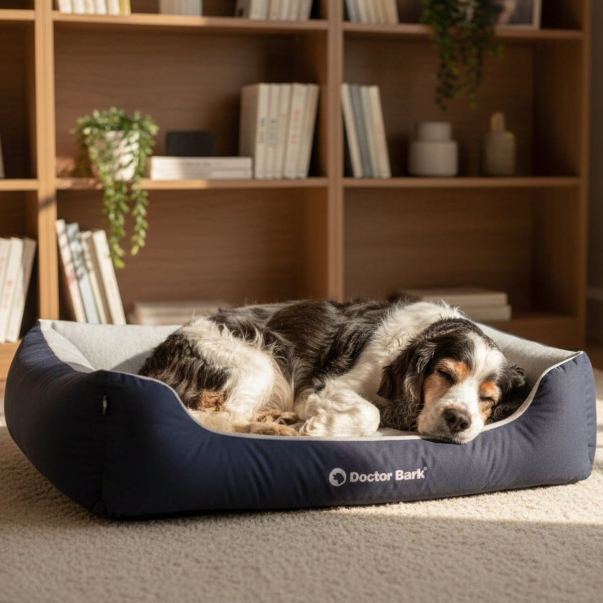 Doctor Bark Ergonomisches Hundebett Green Label – Höchster Komfort für gesunden Schlaf, Gelenkschonung &amp; nachhaltige Premium - Materialien - Woofshack