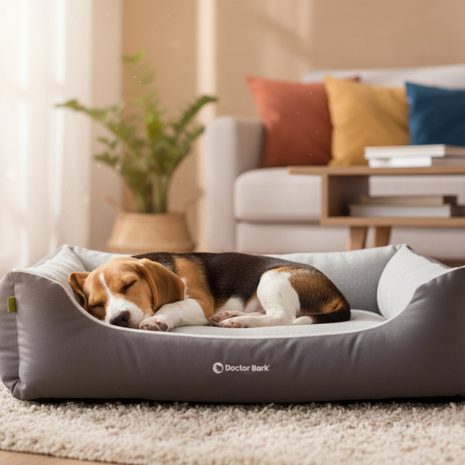 Doctor Bark Ergonomisches Hundebett Green Label – Höchster Komfort für gesunden Schlaf, Gelenkschonung &amp; nachhaltige Premium - Materialien - Woofshack