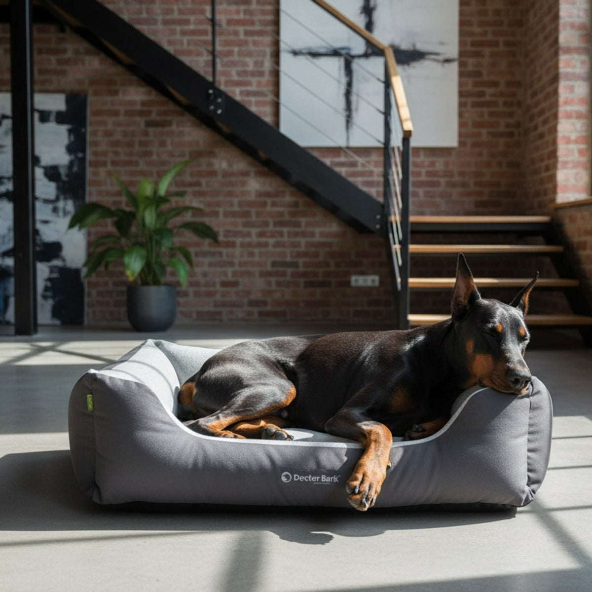 Doctor Bark Ergonomisches Hundebett Green Label – Höchster Komfort für gesunden Schlaf, Gelenkschonung &amp; nachhaltige Premium - Materialien - Woofshack