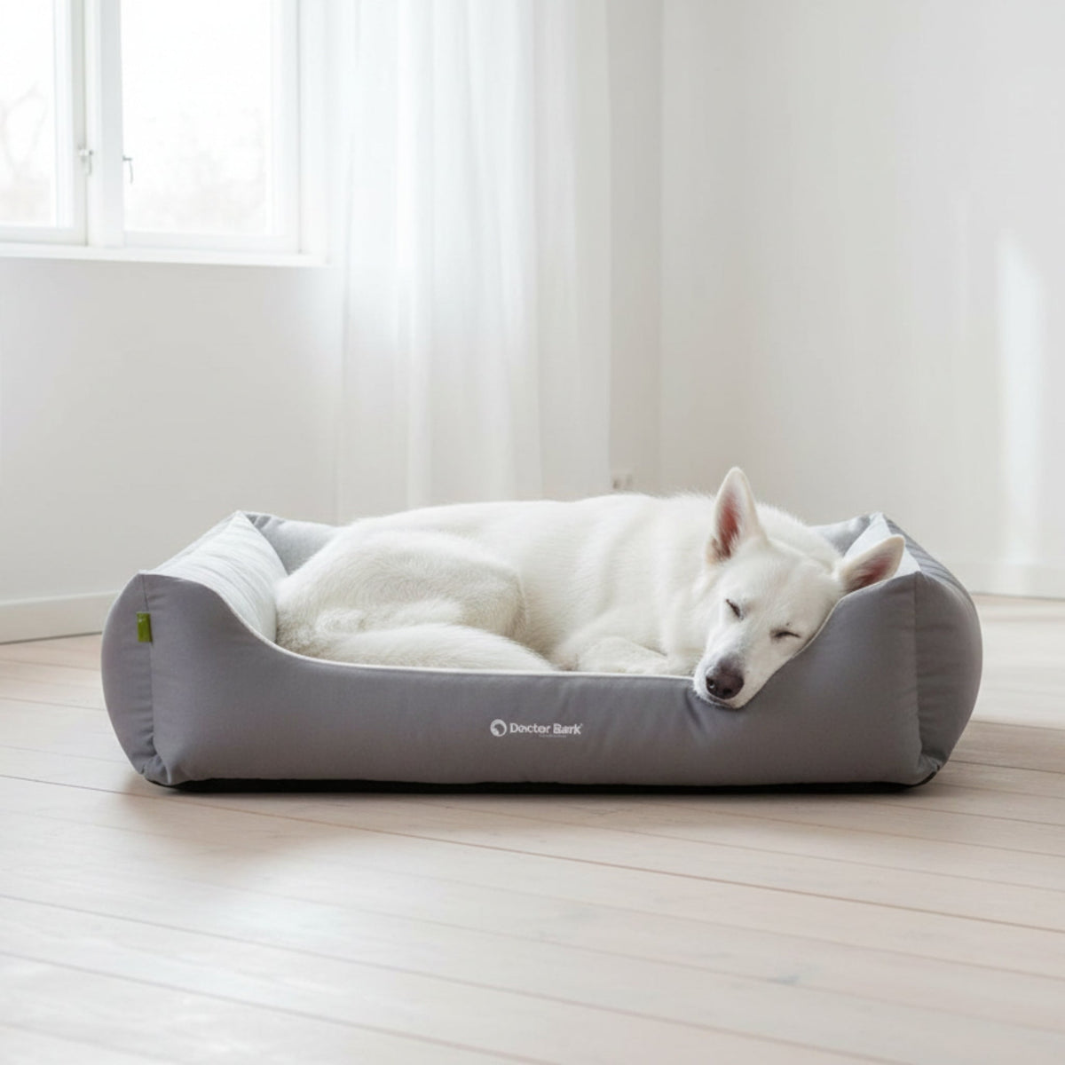 Doctor Bark Ergonomisches Hundebett Green Label – Höchster Komfort für gesunden Schlaf, Gelenkschonung &amp; nachhaltige Premium - Materialien - Woofshack