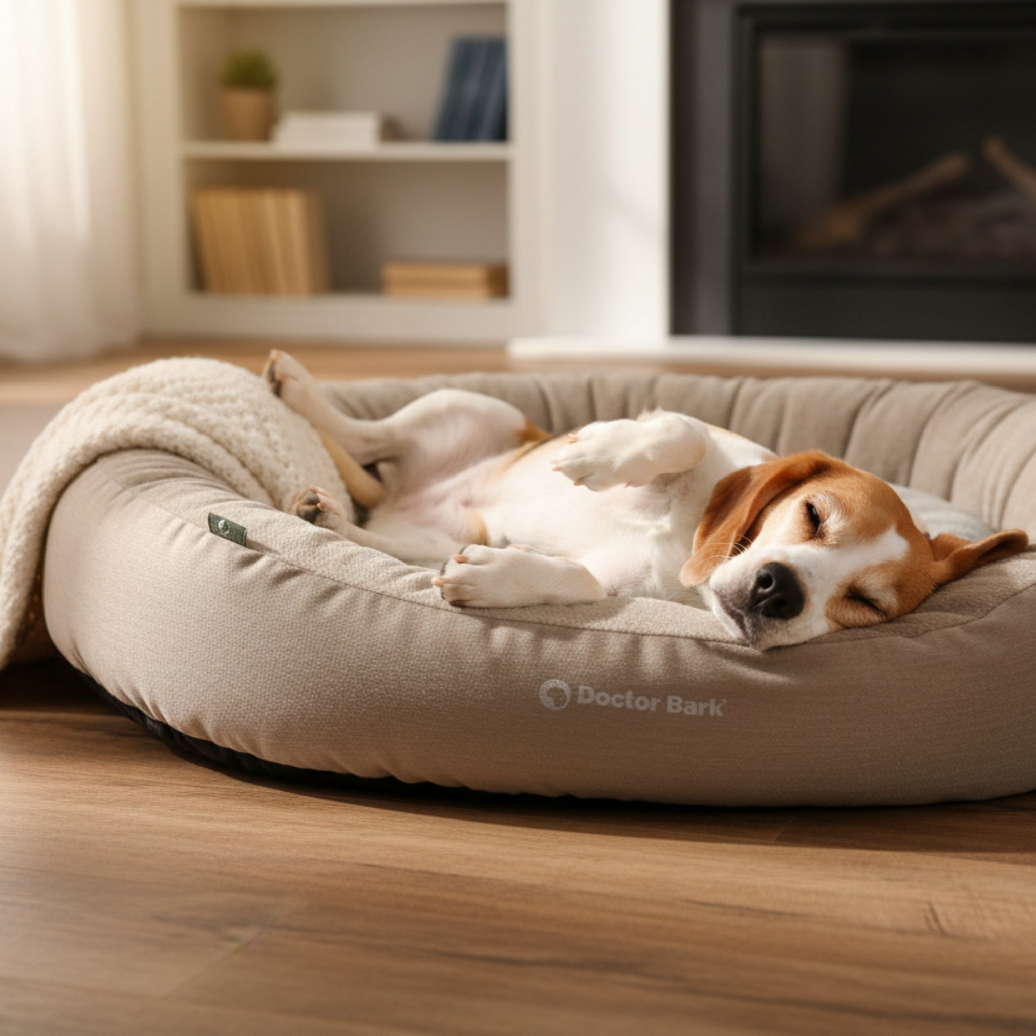 Doctor Bark Ergonomisches Hundenest Green Label – Hundebett gegen Gelenkschmerzen &amp; für erholsamen Schlaf - Woofshack