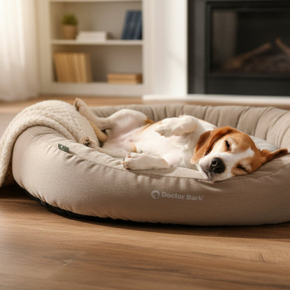 Doctor Bark Ergonomisches Hundenest Green Label – Hundebett gegen Gelenkschmerzen &amp; für erholsamen Schlaf - Woofshack