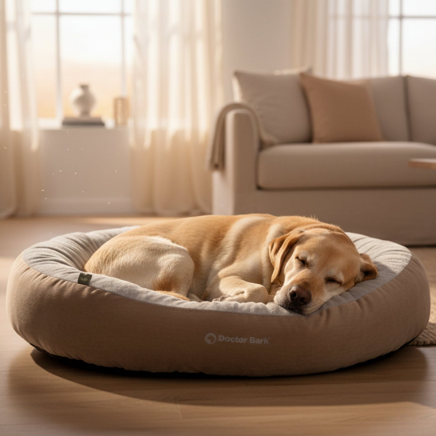 Doctor Bark Ergonomisches Hundenest Green Label – Hundebett gegen Gelenkschmerzen &amp; für erholsamen Schlaf - Woofshack