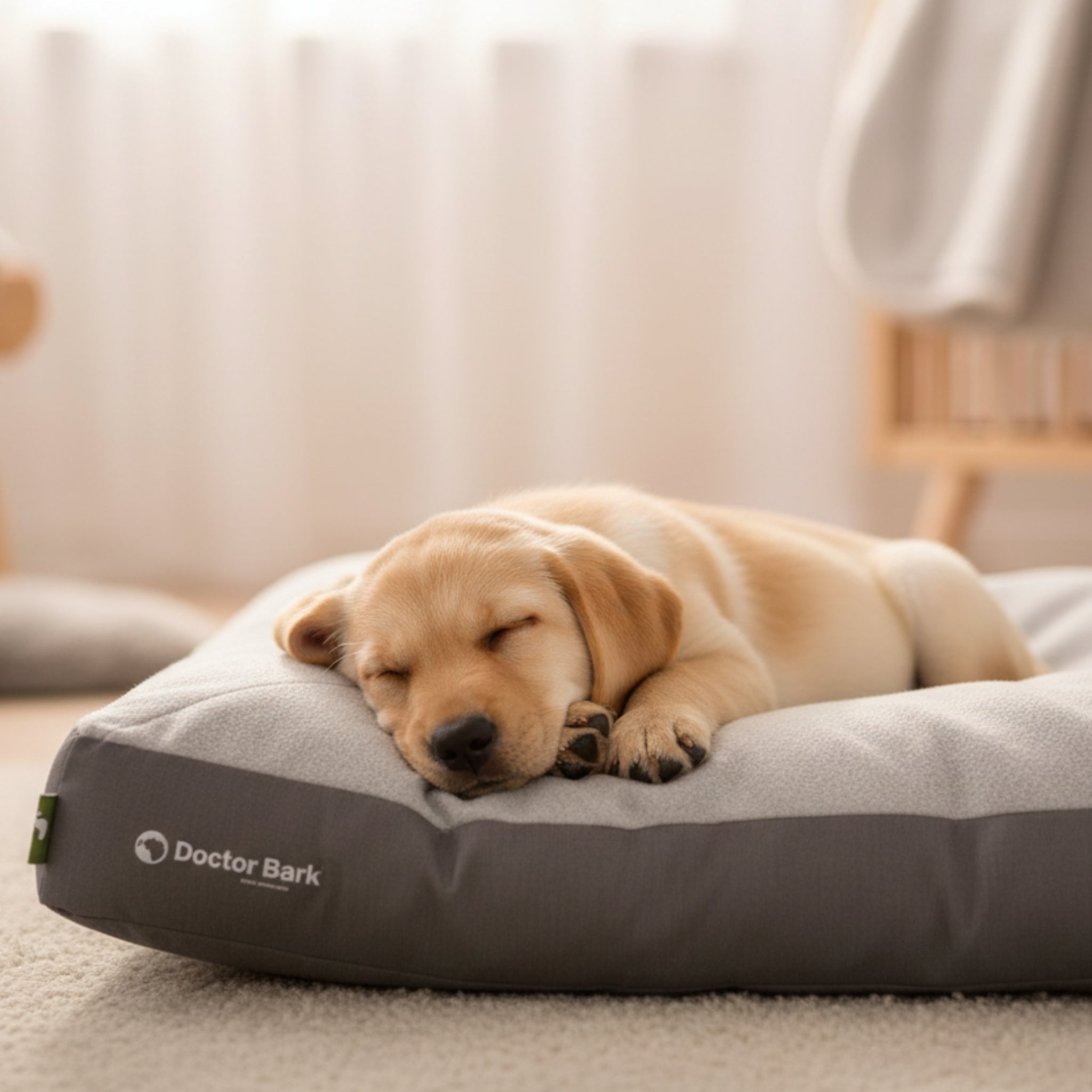 Doctor Bark Ergonomisches Lounge - Kissen für Hunde – Green Label, Waschbar bis 60°C, ÖKO - TEX Zertifiziert, Made in Germany - Woofshack