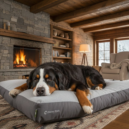 Doctor Bark Ergonomisches Lounge - Kissen für Hunde – Green Label, Waschbar bis 60°C, ÖKO - TEX Zertifiziert, Made in Germany - Woofshack