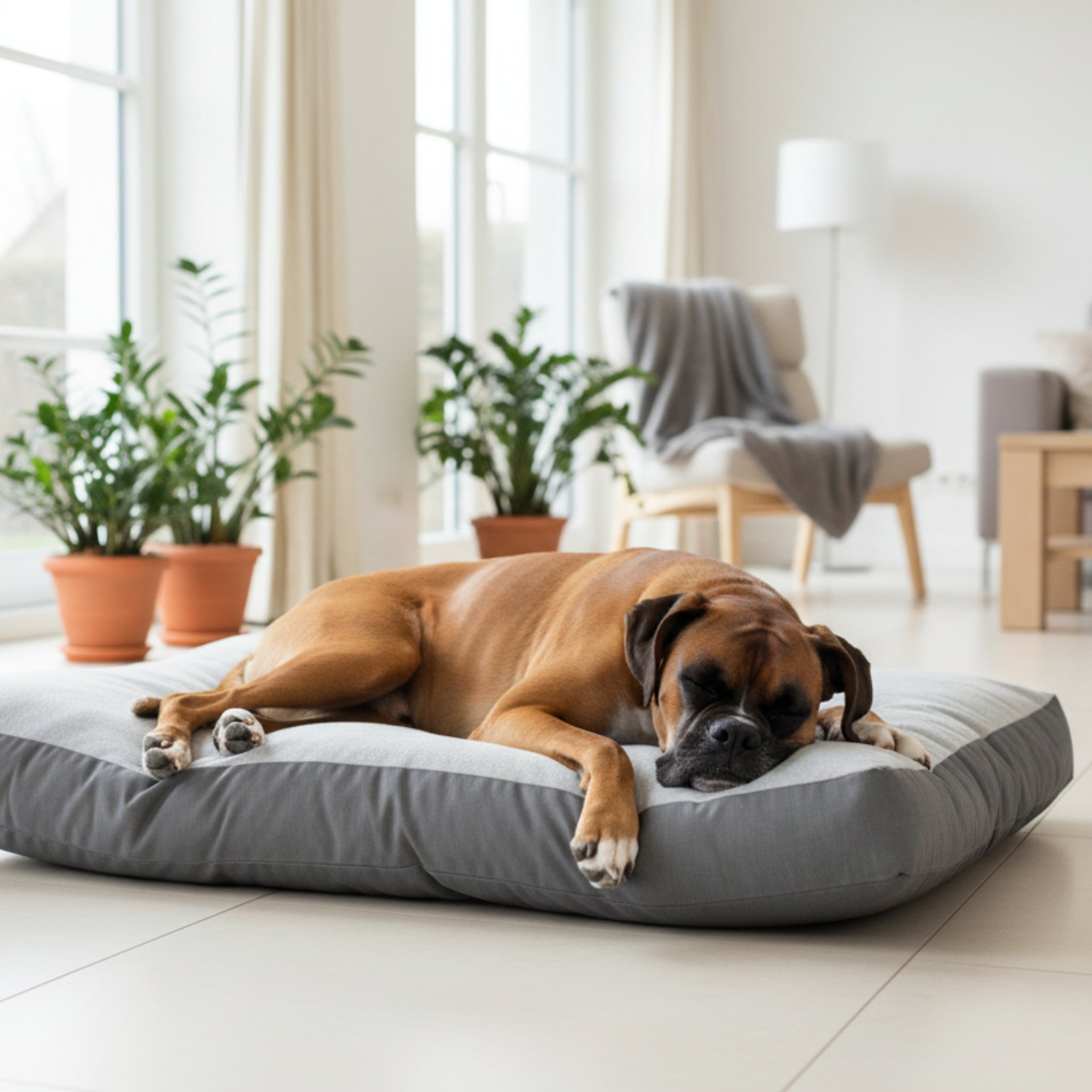 Doctor Bark Ergonomisches Lounge - Kissen für Hunde – Green Label, Waschbar bis 60°C, ÖKO - TEX Zertifiziert, Made in Germany - Woofshack