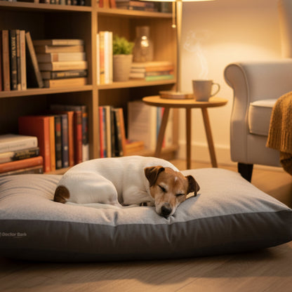 Doctor Bark Ergonomisches Lounge - Kissen für Hunde – Green Label, Waschbar bis 60°C, ÖKO - TEX Zertifiziert, Made in Germany - Woofshack