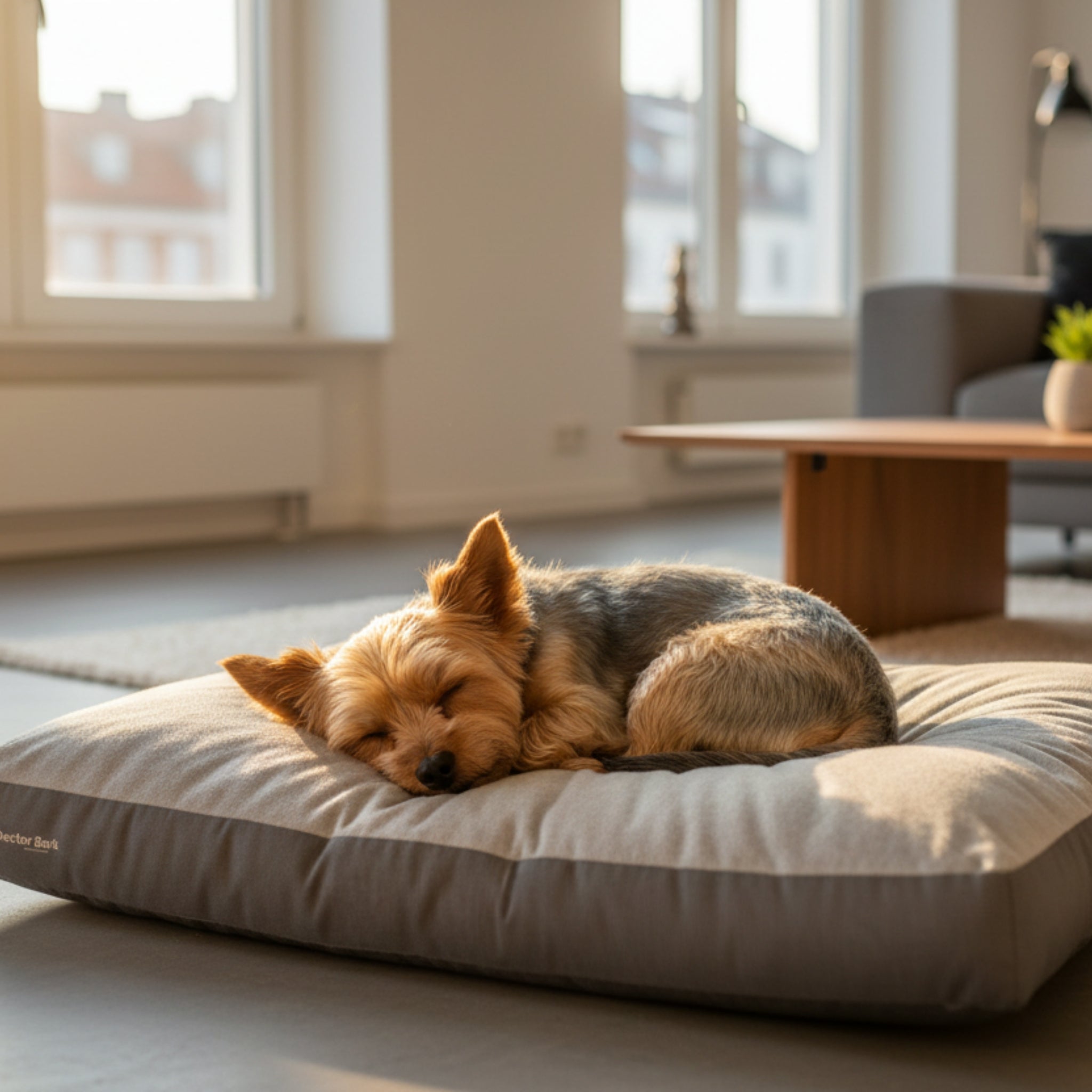 Doctor Bark Ergonomisches Lounge - Kissen für Hunde – Green Label, Waschbar bis 60°C, ÖKO - TEX Zertifiziert, Made in Germany - Woofshack