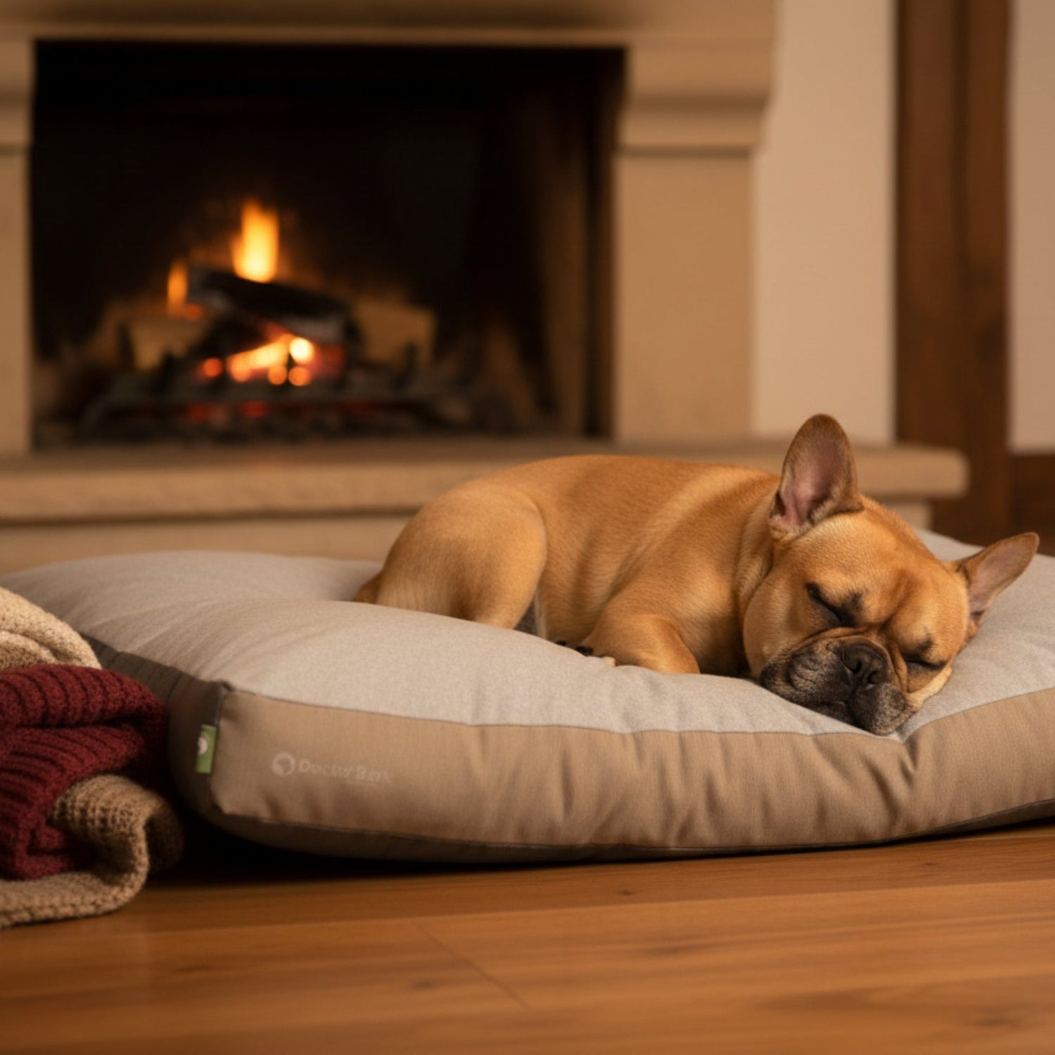 Doctor Bark Ergonomisches Lounge - Kissen für Hunde – Green Label, Waschbar bis 60°C, ÖKO - TEX Zertifiziert, Made in Germany - Woofshack