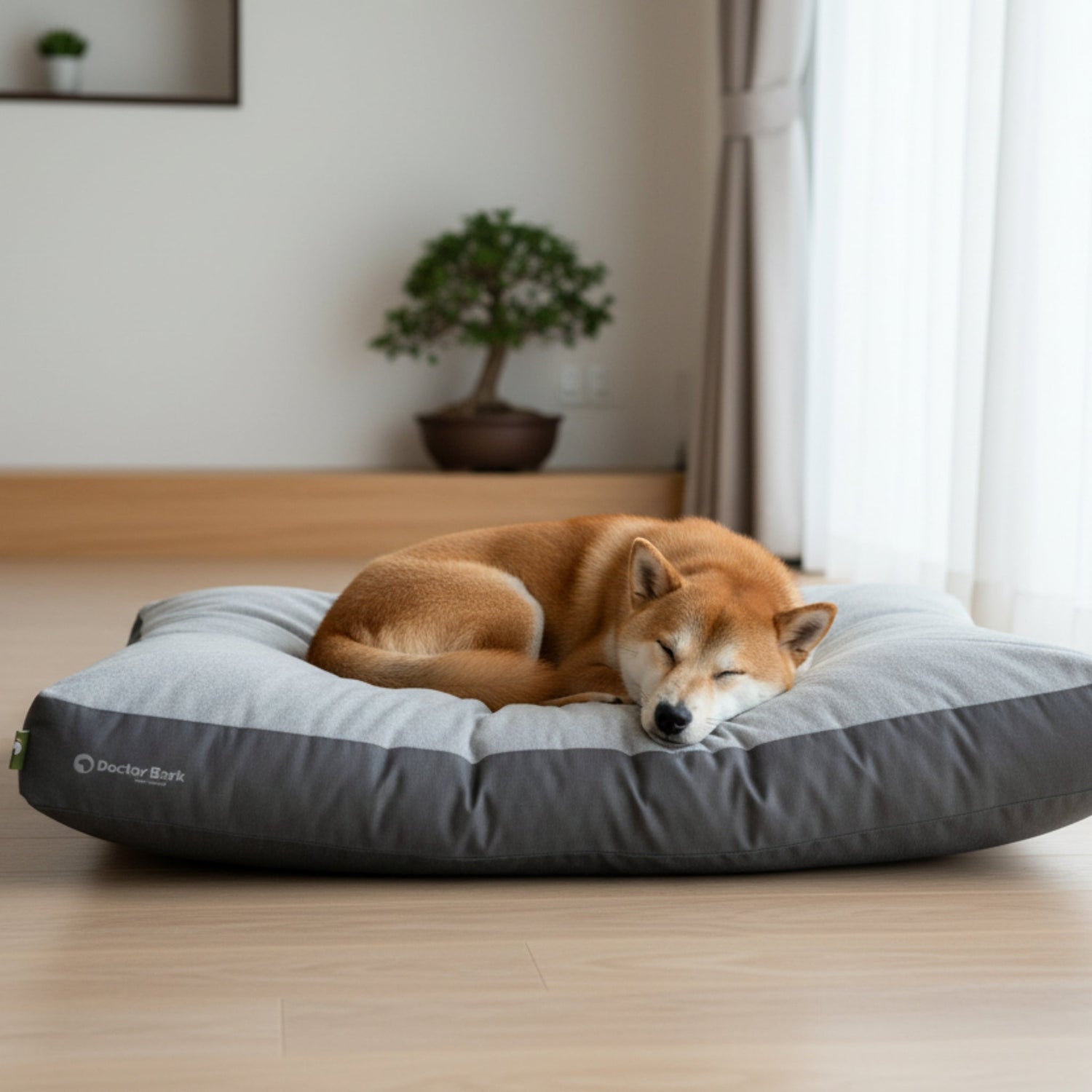 Doctor Bark Ergonomisches Lounge - Kissen für Hunde – Green Label, Waschbar bis 60°C, ÖKO - TEX Zertifiziert, Made in Germany - Woofshack