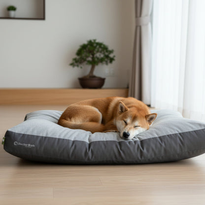 Doctor Bark Ergonomisches Lounge - Kissen für Hunde – Green Label, Waschbar bis 60°C, ÖKO - TEX Zertifiziert, Made in Germany - Woofshack