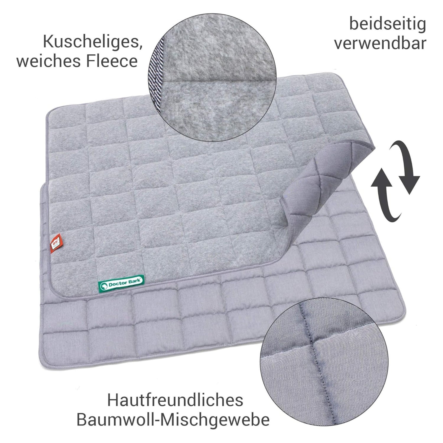 Doctor Bark Fleece - Steppdecke - Woofshack