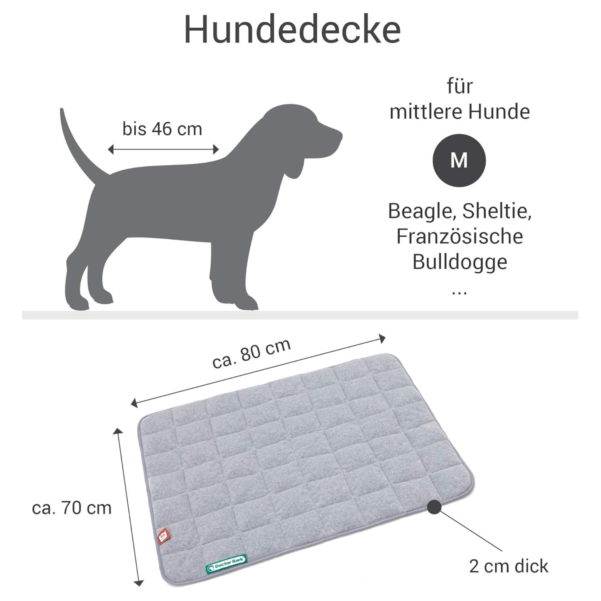 Doctor Bark Fleece - Steppdecke - Woofshack