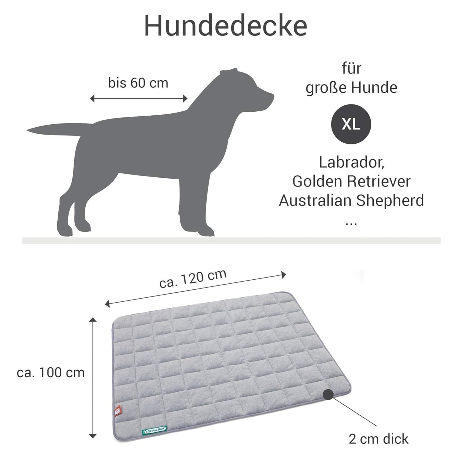 Doctor Bark Fleece - Steppdecke - Woofshack