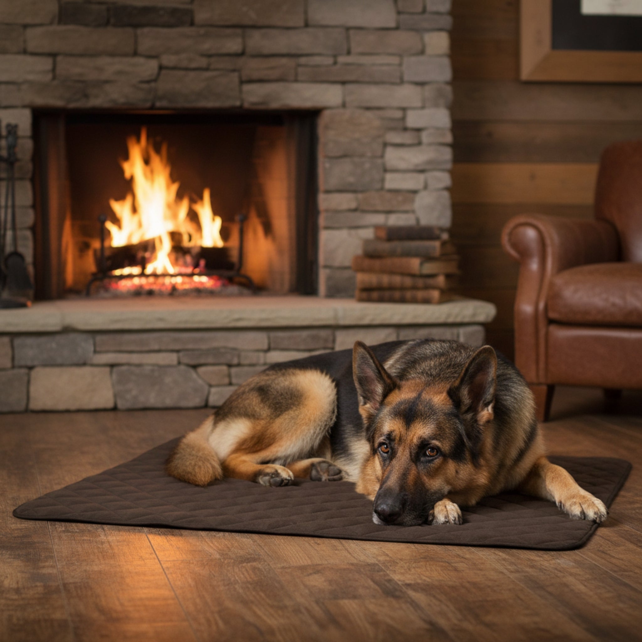 Doctor Bark Fleece - Steppdecke – Premium Hundedecke aus Deutschland | Kuschelig weich, waschbar &amp; allergikerfreundlich für erholsamen Hundeschlaf - Woofshack