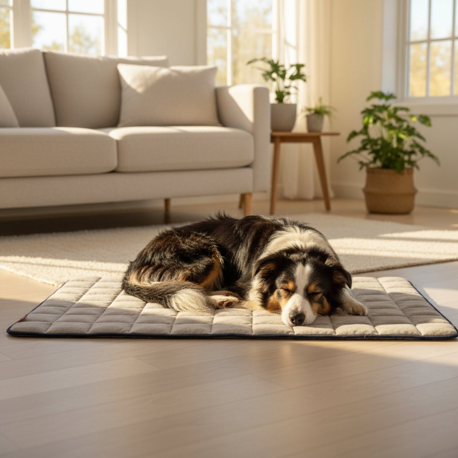 Doctor Bark Fleece - Steppdecke – Premium Hundedecke aus Deutschland | Kuschelig weich, waschbar &amp; allergikerfreundlich für erholsamen Hundeschlaf - Woofshack