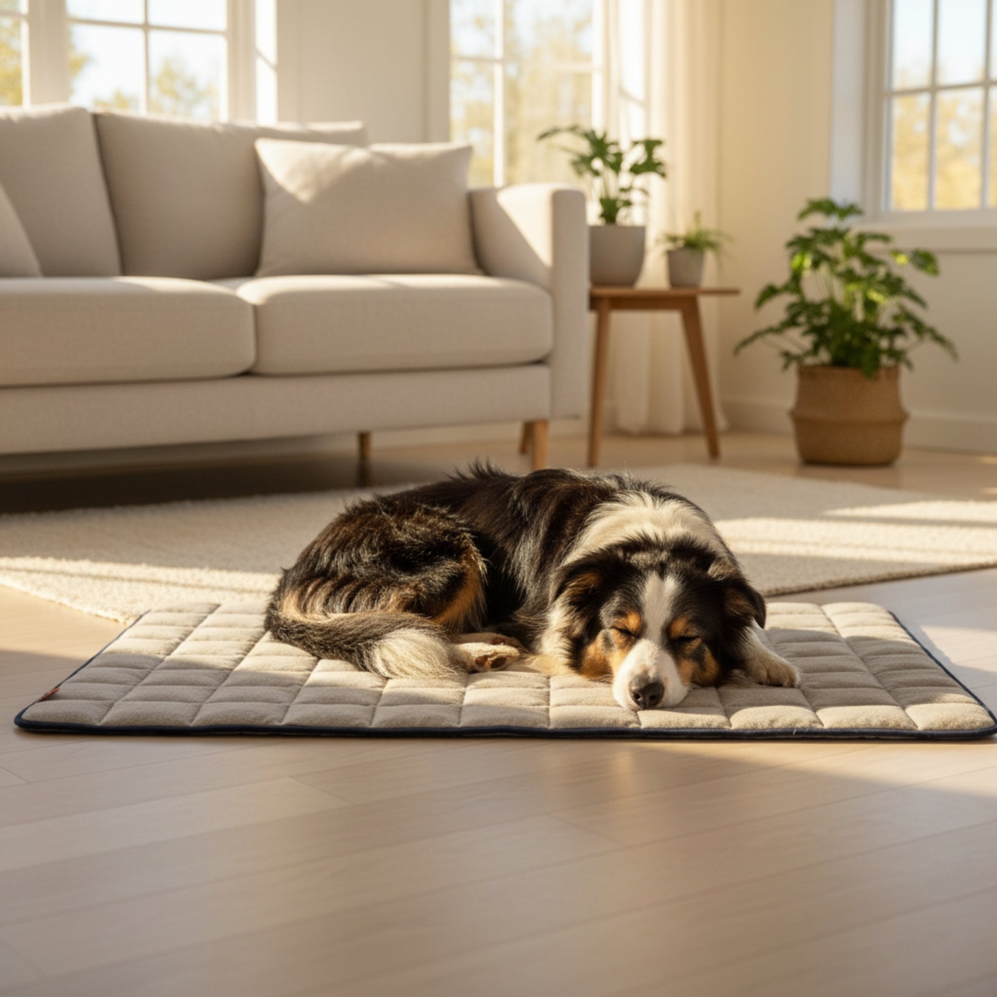 Doctor Bark Fleece - Steppdecke – Premium Hundedecke aus Deutschland | Kuschelig weich, waschbar &amp; allergikerfreundlich für erholsamen Hundeschlaf - Woofshack