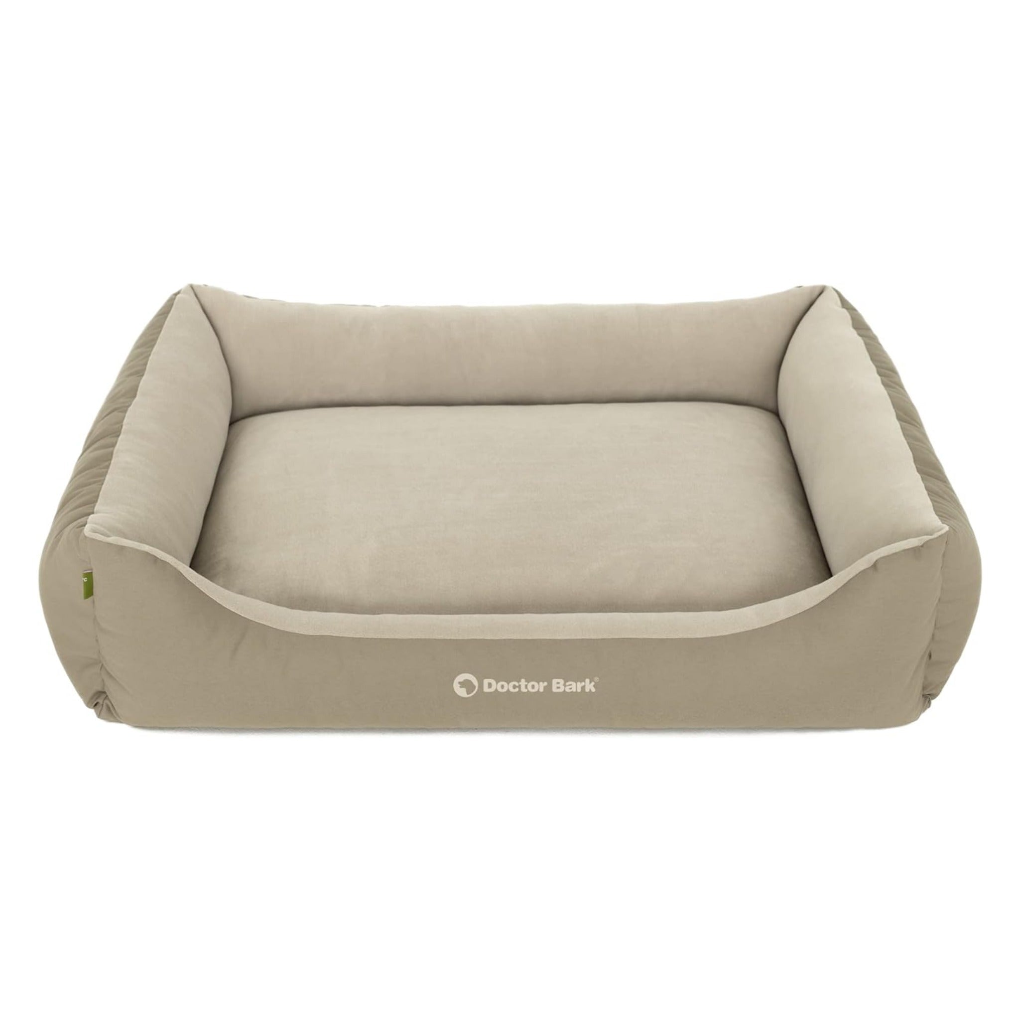 Doctor Bark Ergonomisches Hundebett Green Label – Höchster Komfort für gesunden Schlaf, Gelenkschonung &amp; nachhaltige Premium-Materialien