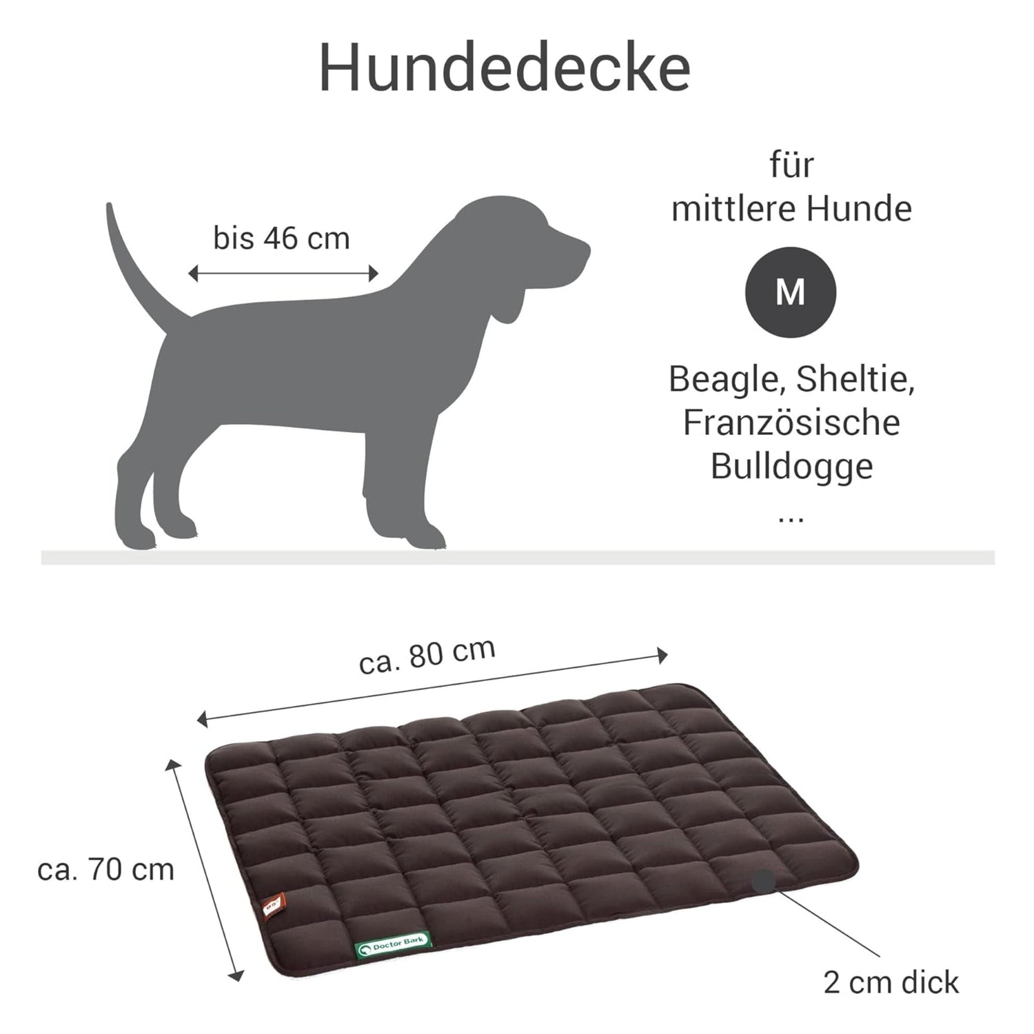 Doctor Bark Hundedecke - Woofshack