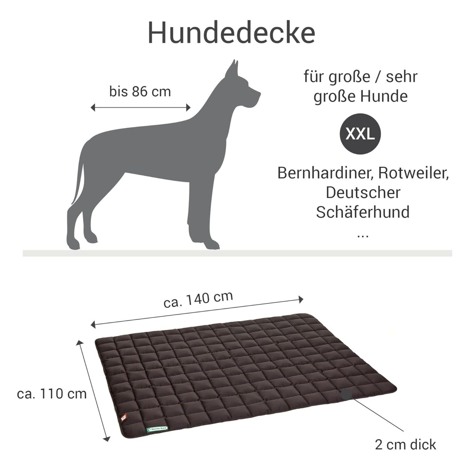 Doctor Bark Hundedecke - Woofshack