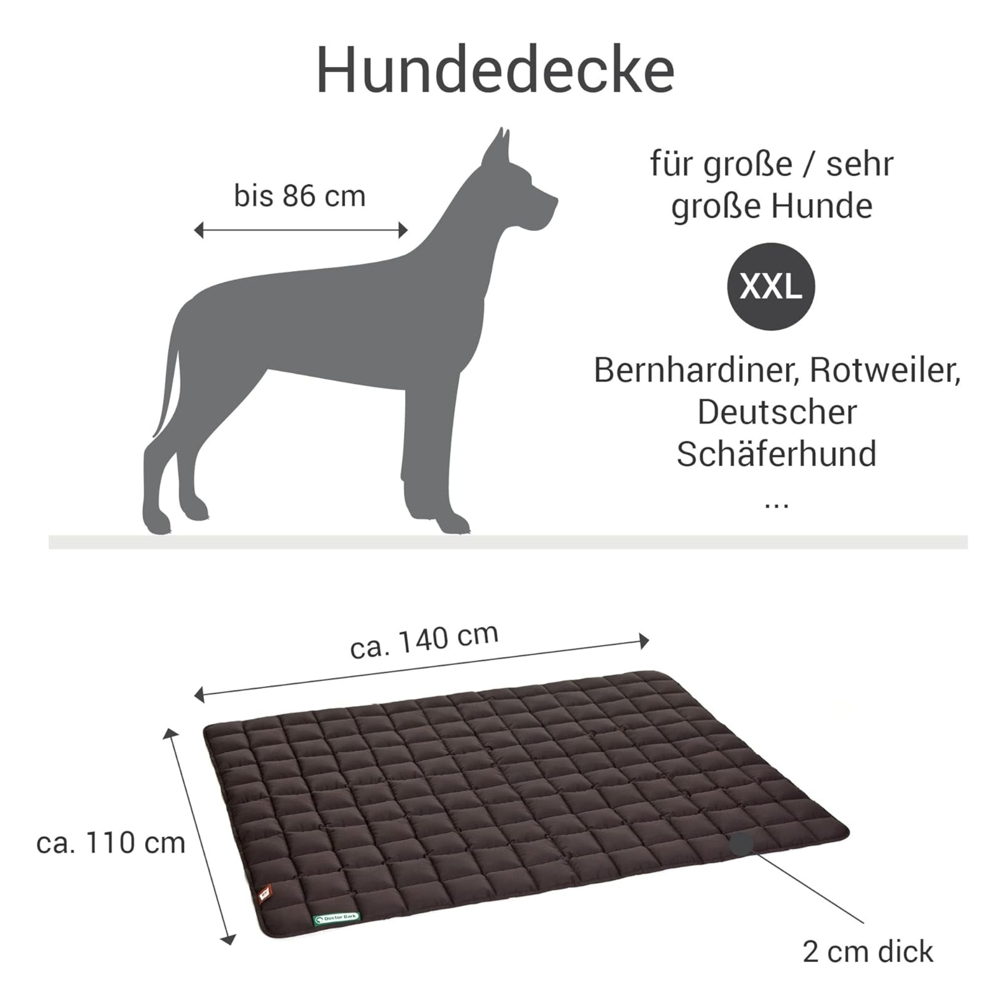 Doctor Bark Hundedecke - Woofshack