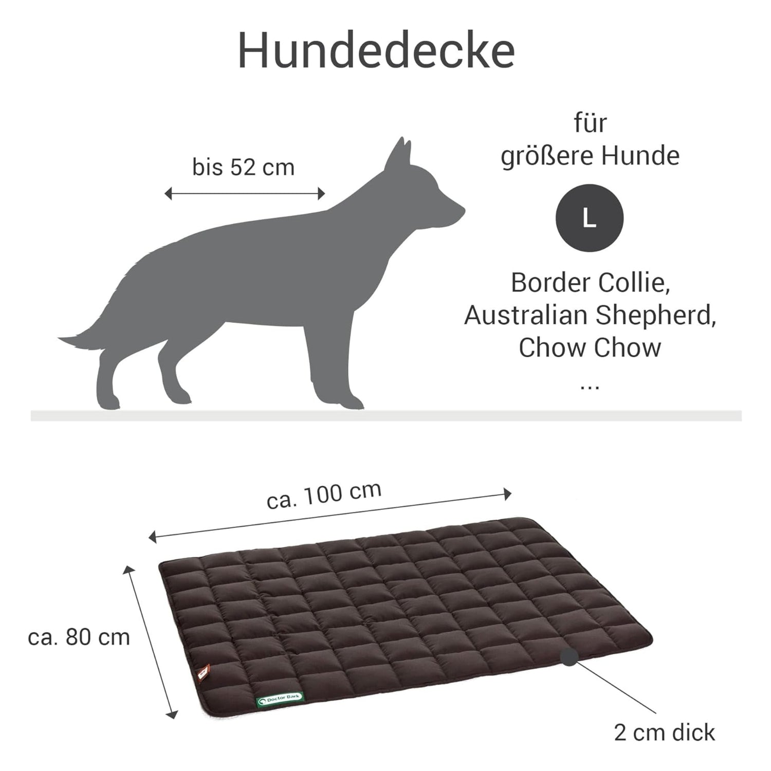 Doctor Bark Hundedecke - Woofshack