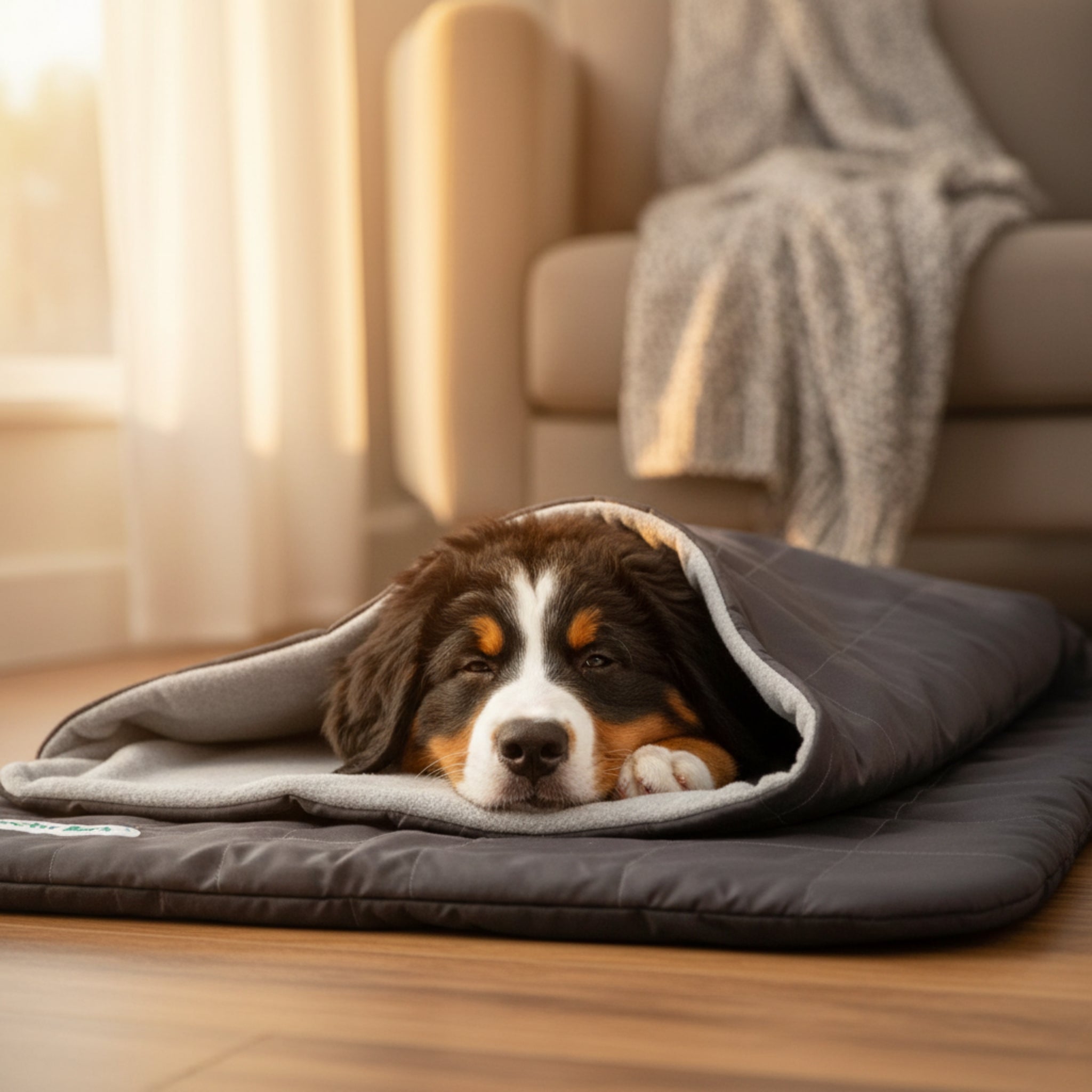 Doctor Bark Hundeschlafsack – Premium Kuschelhöhle mit orthopädischer Polsterung für Geborgenheit &amp; erholsamen Schlaf - Woofshack