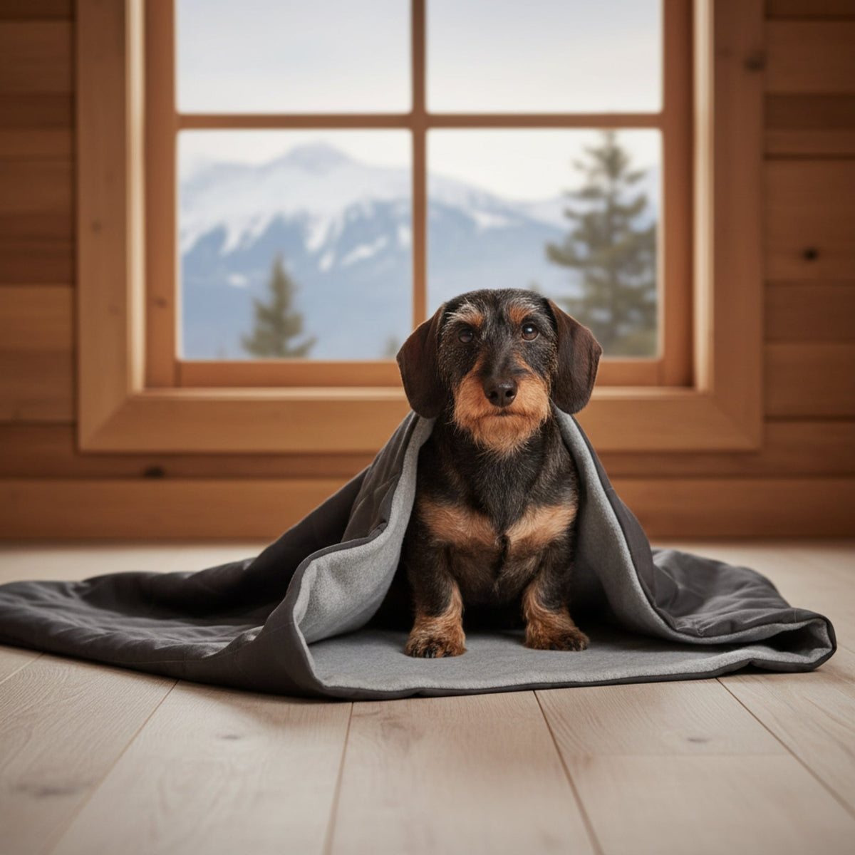 Doctor Bark Hundeschlafsack – Premium Kuschelhöhle mit orthopädischer Polsterung für Geborgenheit &amp; erholsamen Schlaf - Woofshack