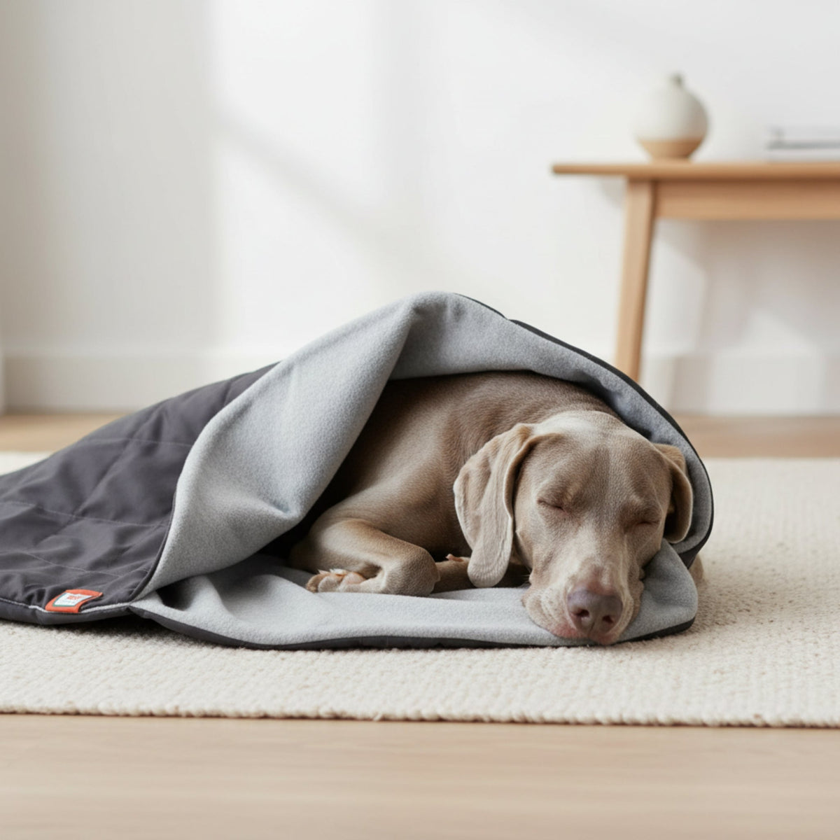 Doctor Bark Hundeschlafsack – Premium Kuschelhöhle mit orthopädischer Polsterung für Geborgenheit &amp; erholsamen Schlaf - Woofshack