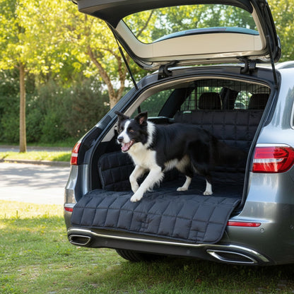 Doctor Bark Kofferraumdecke – Premium Schutz mit Ladekantenschutz, rutschfest &amp; waschbar für Hunde - Woofshack