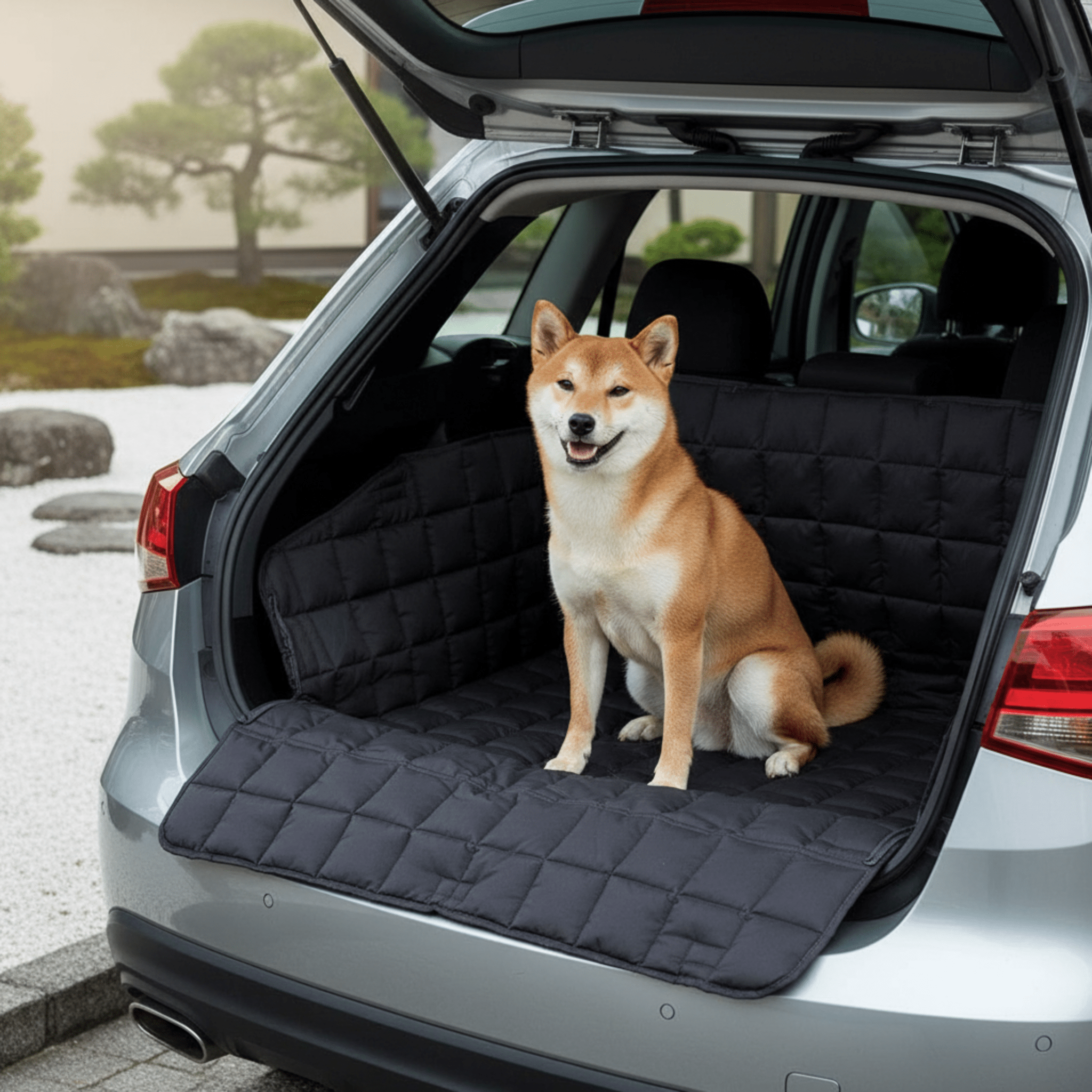 Doctor Bark Kofferraumdecke – Premium Schutz mit Ladekantenschutz, rutschfest &amp; waschbar für Hunde - Woofshack