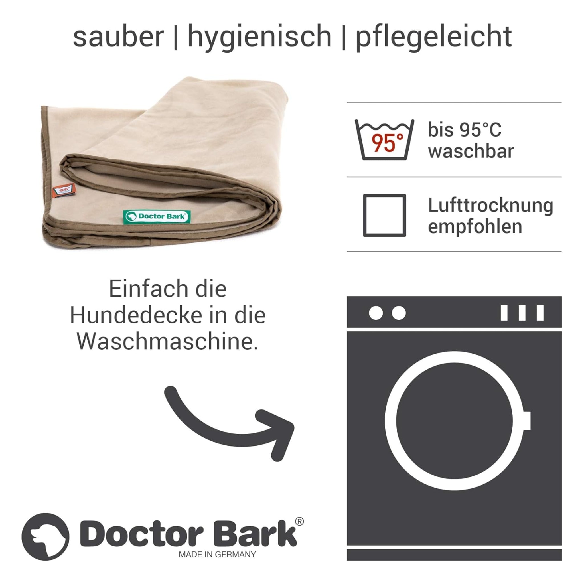 Doctor Bark Kuscheldecke für Hunde