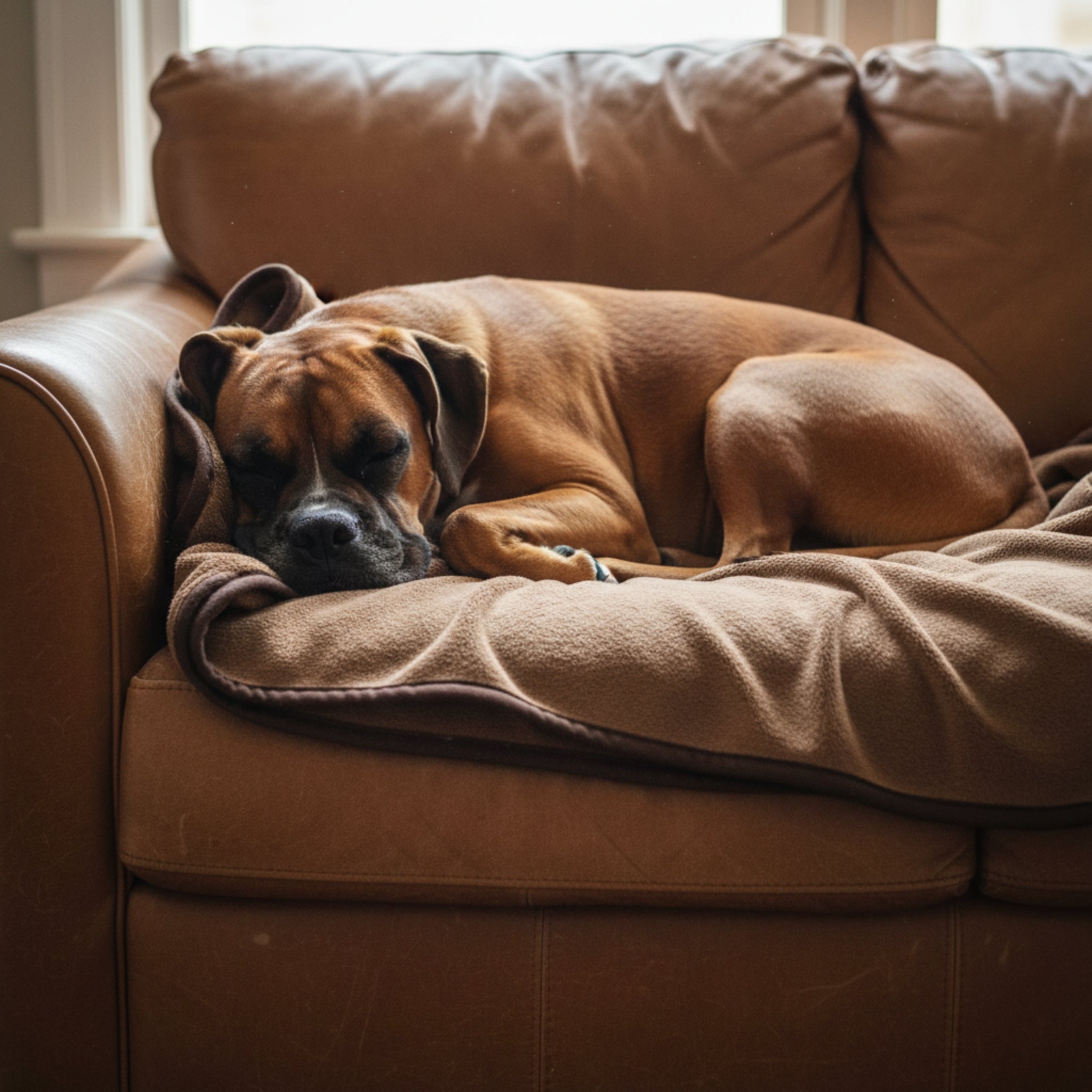 Doctor Bark Kuscheldecke für Hunde – Waschbar bis 95°C, Allergikerfreundlich &amp; Made in Germany - Woofshack