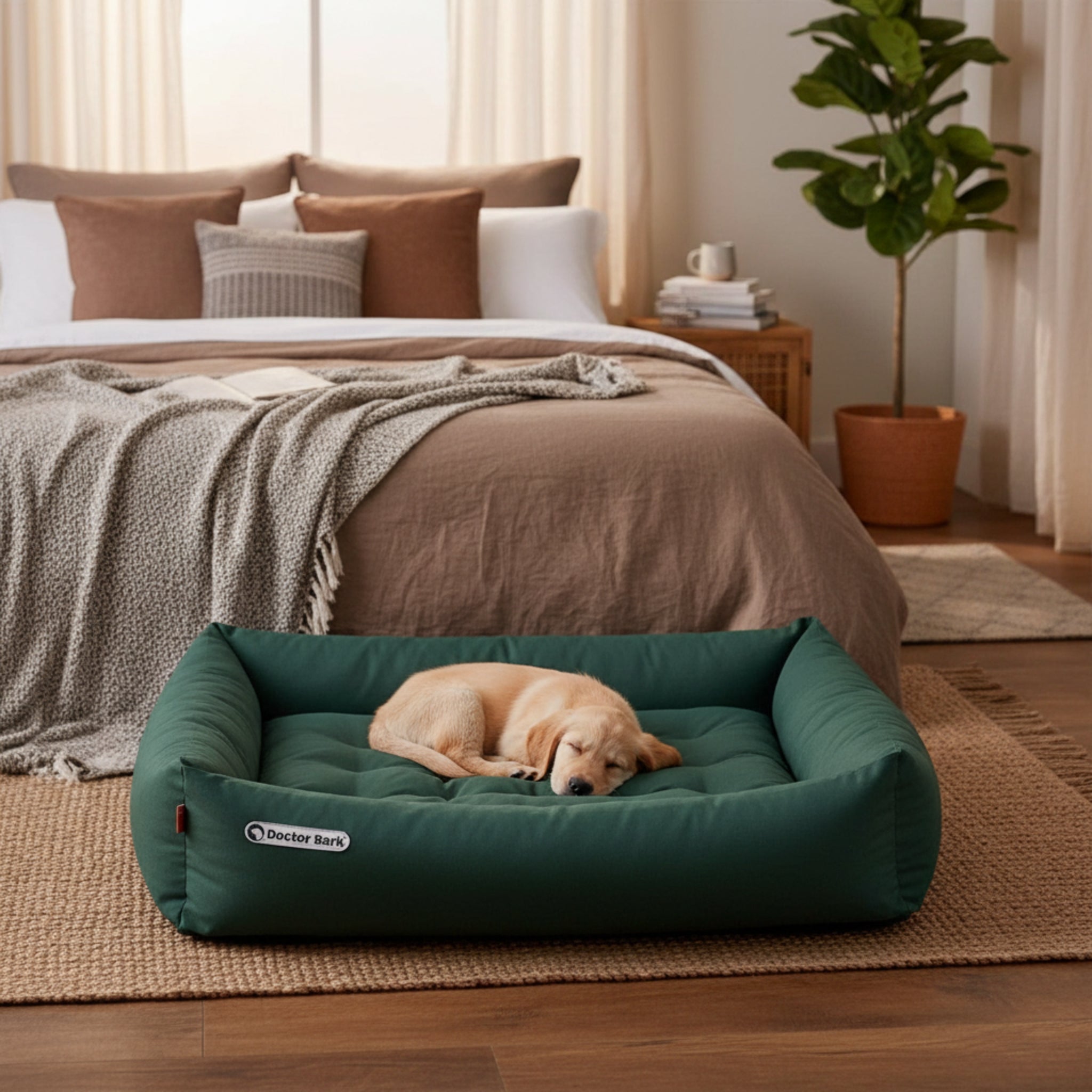 Doctor Bark Orthopädisches Hundebett – Gelenkschonend &amp; Wirbelsäulenentlastend für gesunden Schlaf - Woofshack
